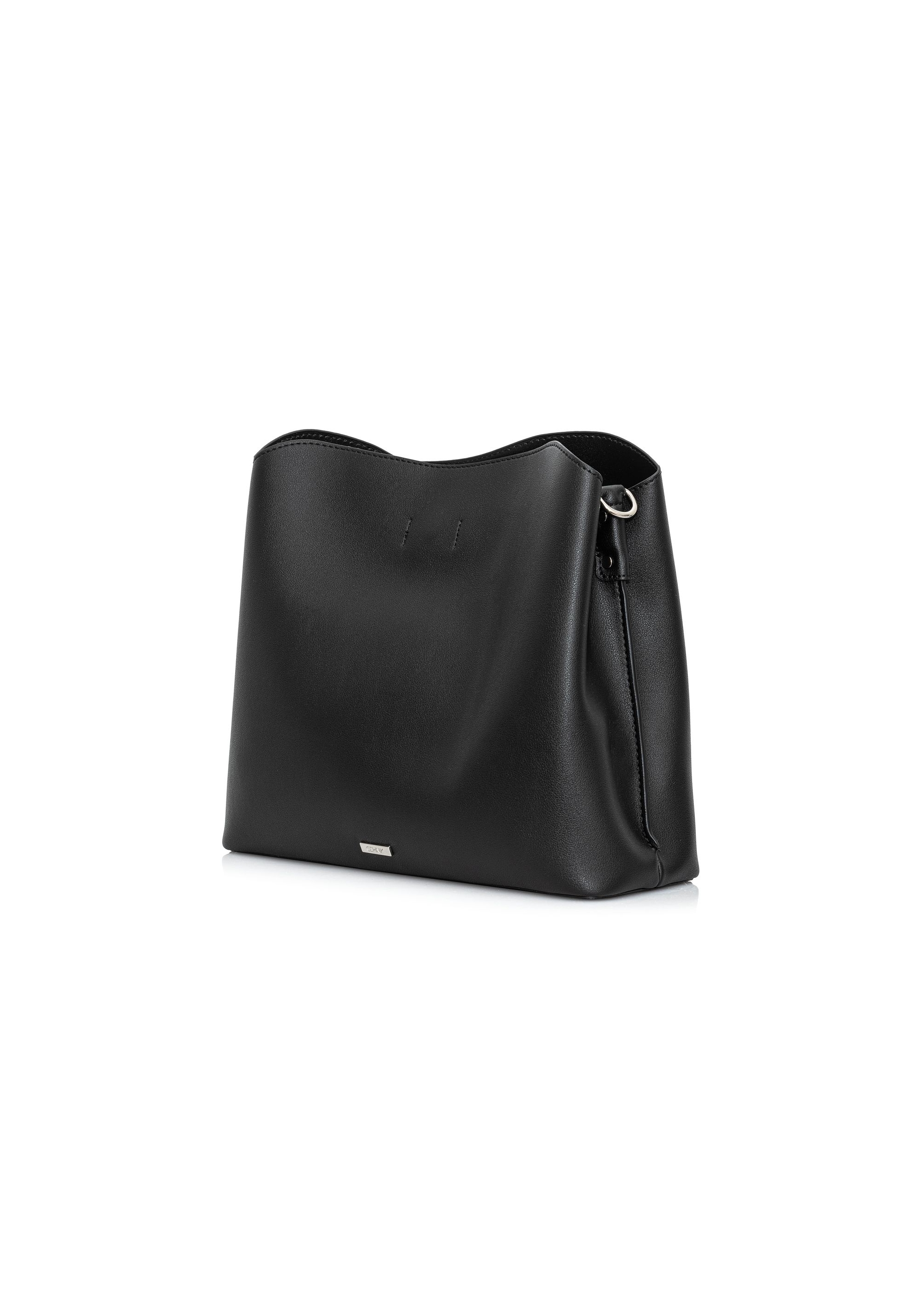 Black women's shopper bag TOREC-0862A-99(Z24) photo 2