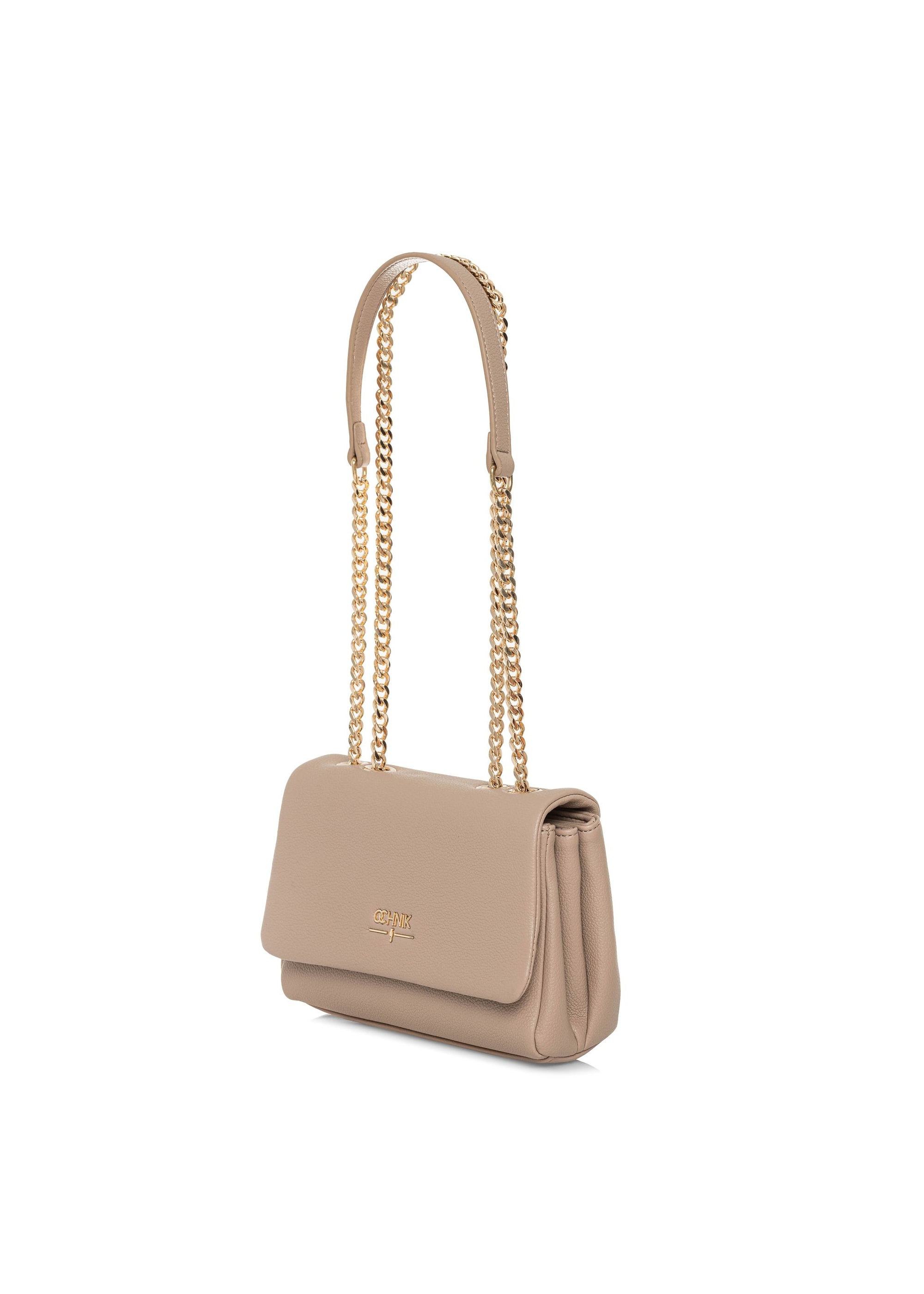 Beige small bag with chain TOREC-1005-81(W25)-02