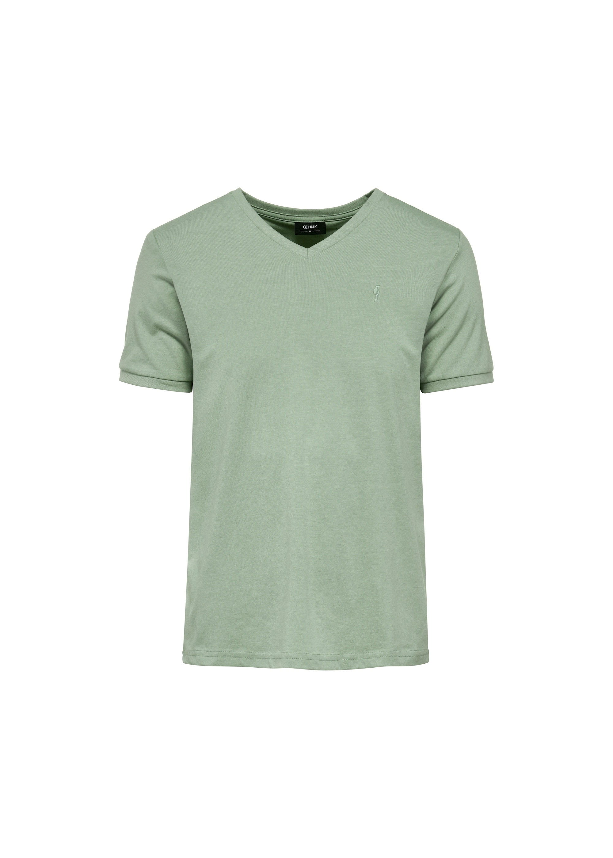 Mint basic men's T-shirt with logo TSHMT-0088-50(W25)-04