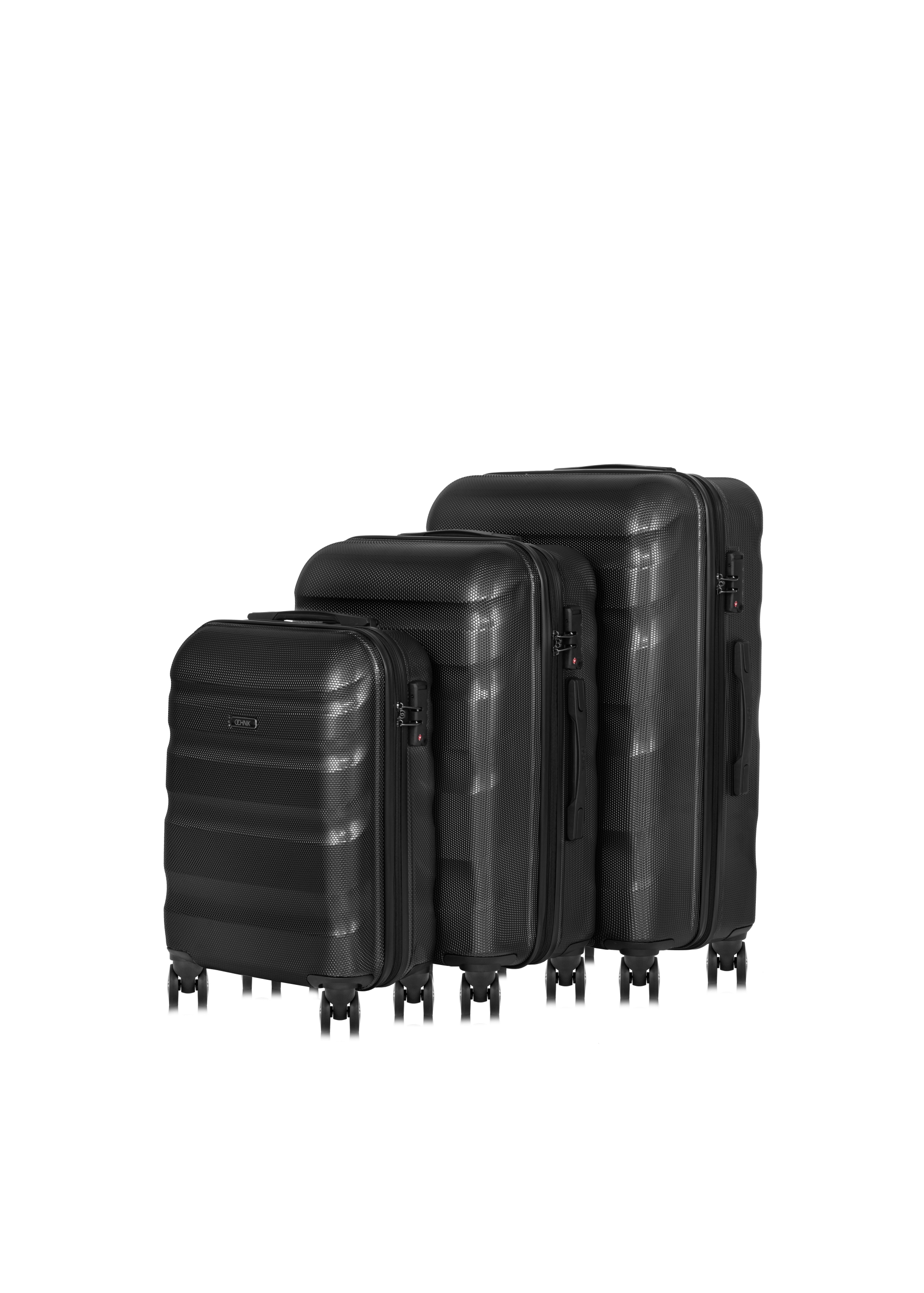 Set of suitcases on wheels 19'/24'/28' WALPC-0012-99(W24)-01