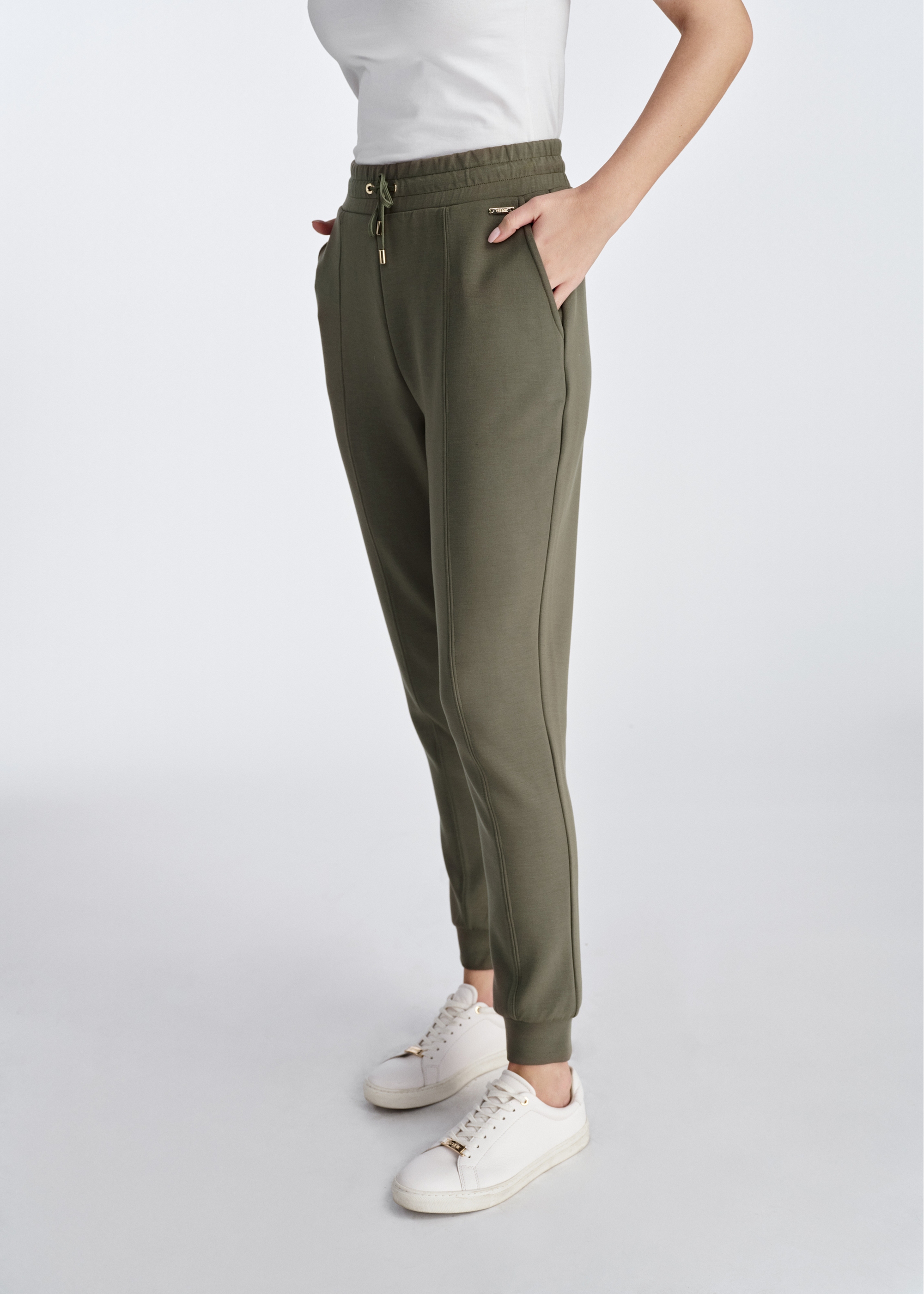 Women's Khaki Trousers SPODT-0108-55(W25)-02