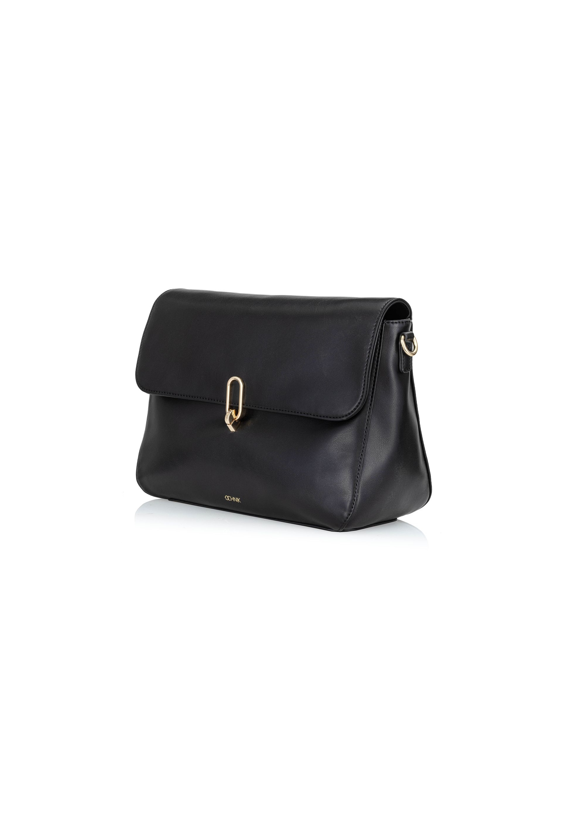 Capacious black women's bag TOREC-0970-99(Z24)-03