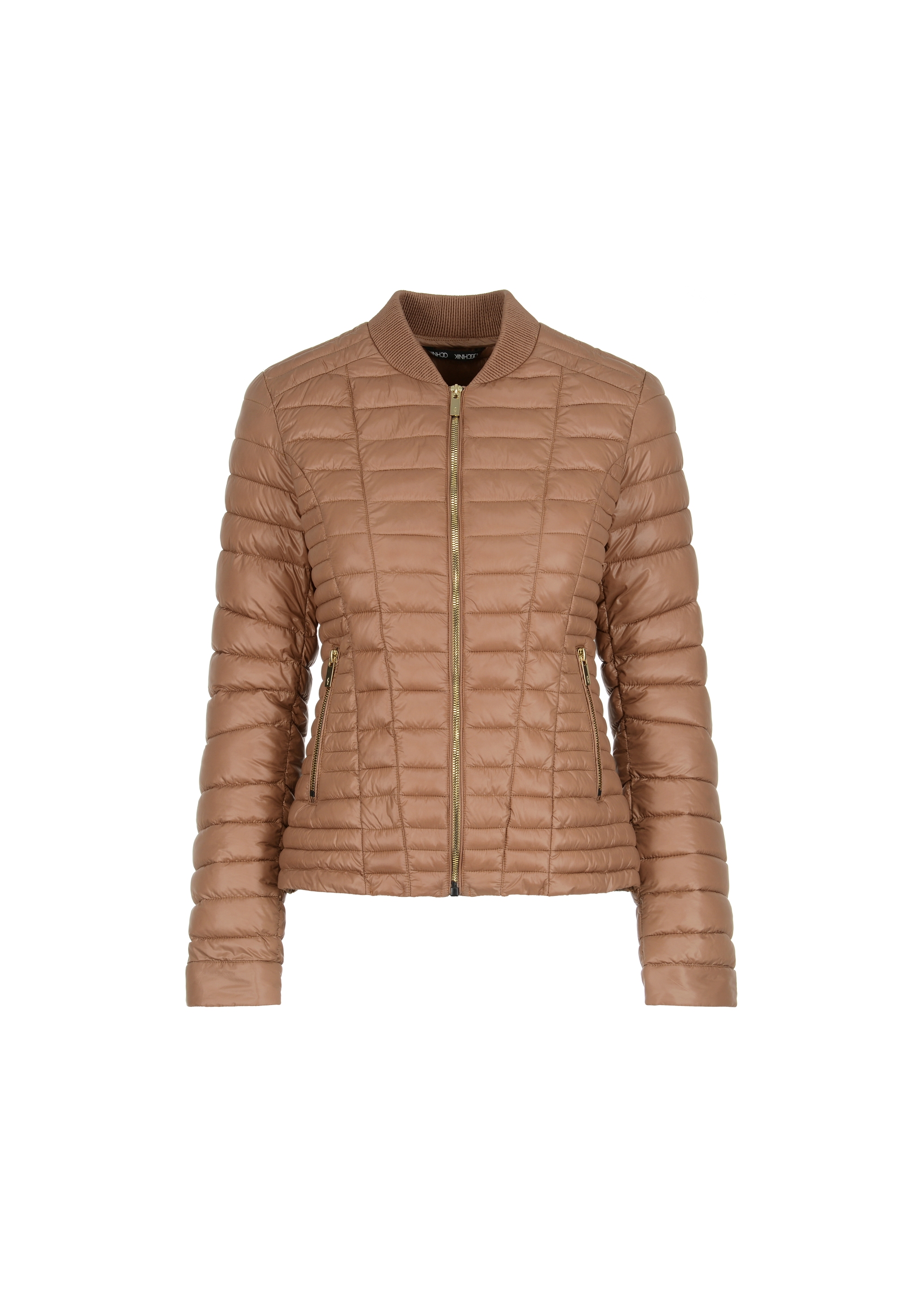 Women's quilted jacket with stand-up collar KURDT-0432-24(W23)-04