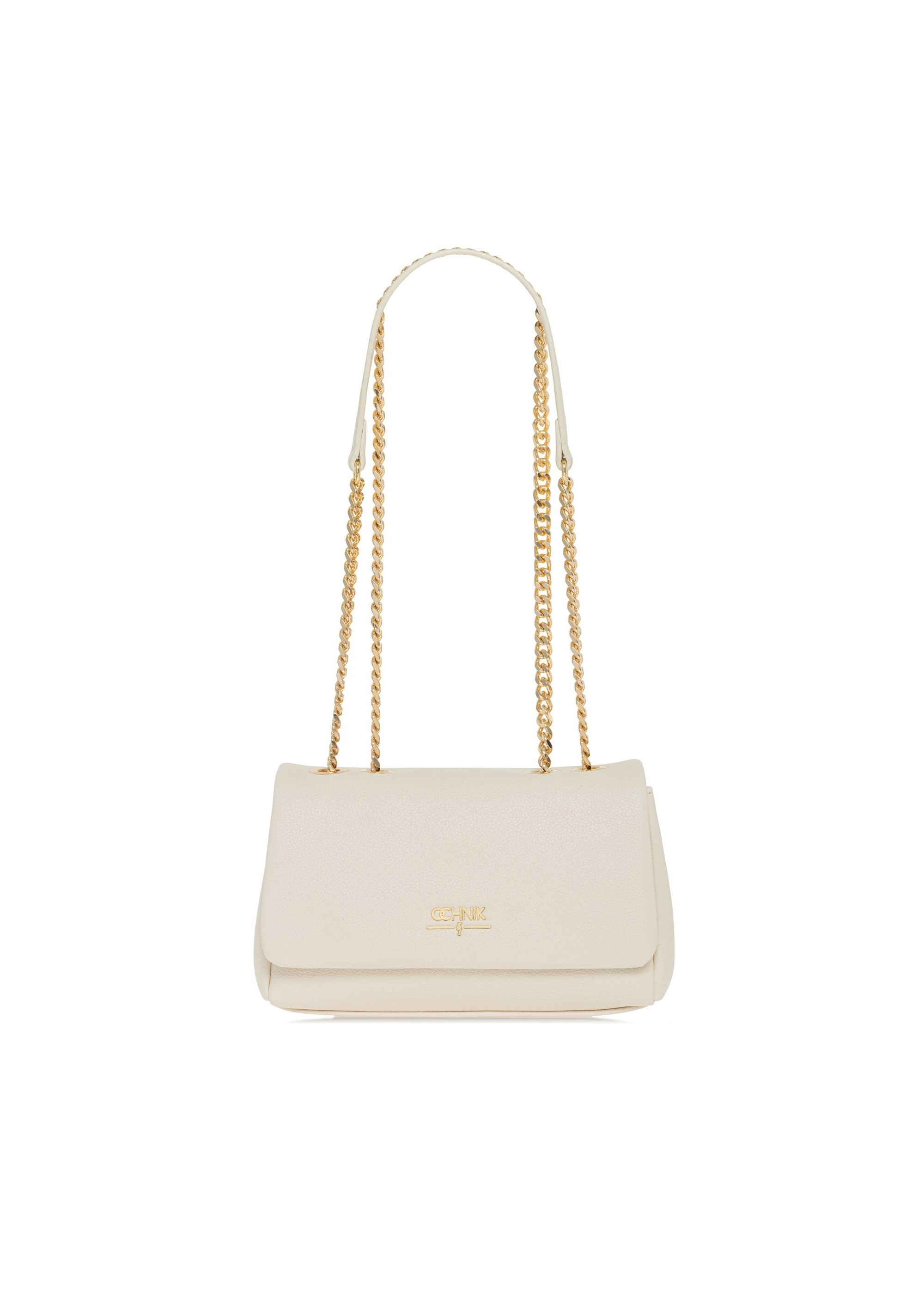 Cream small bag with chain TOREC-1005-12(W25)-01