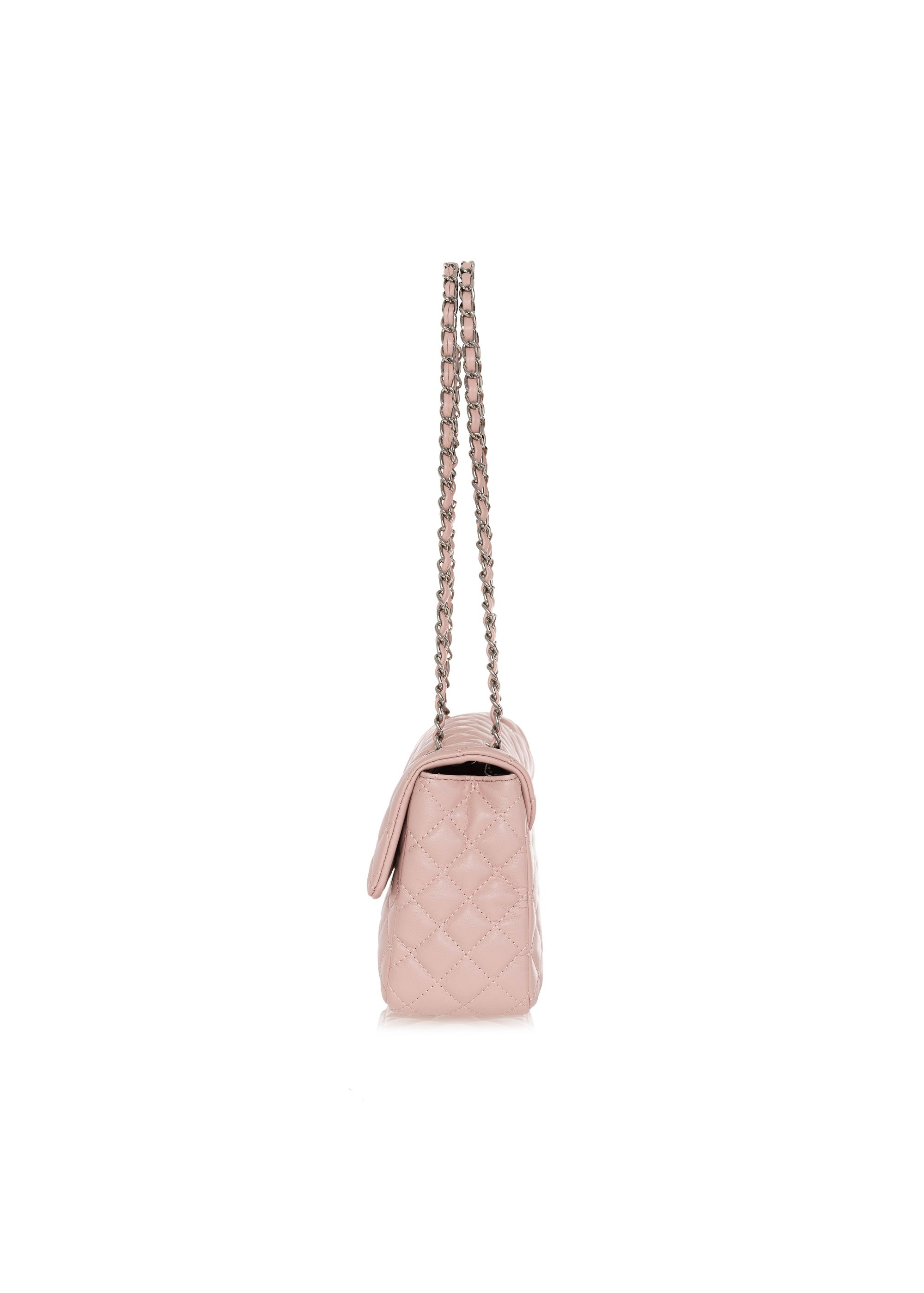 Pink quilted chain bag TOREC-0443D-34(W25)-04