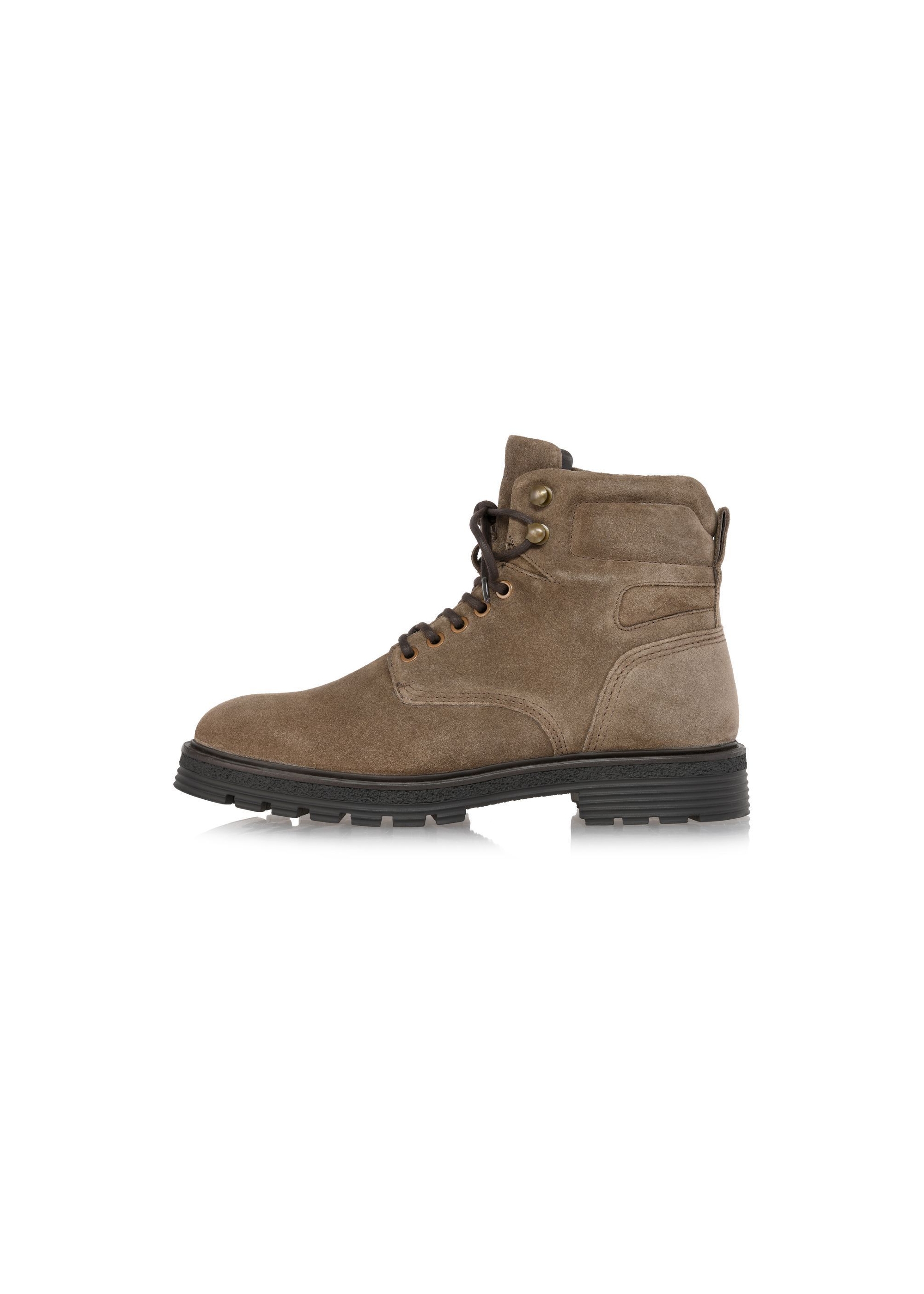 Men's suede boots in brown color BUTYM-0473-93(Z24)-03