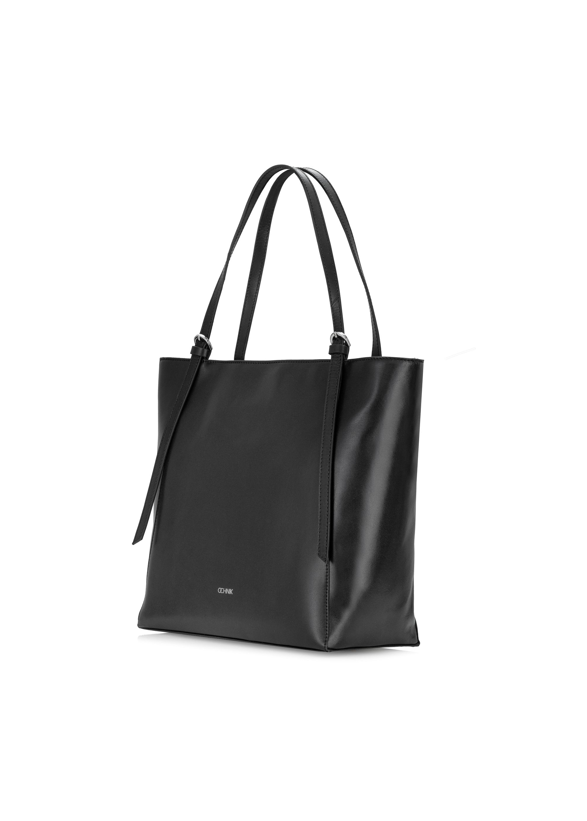 Capacious black women's shopper bag TORES-1058-99(Z24)-02