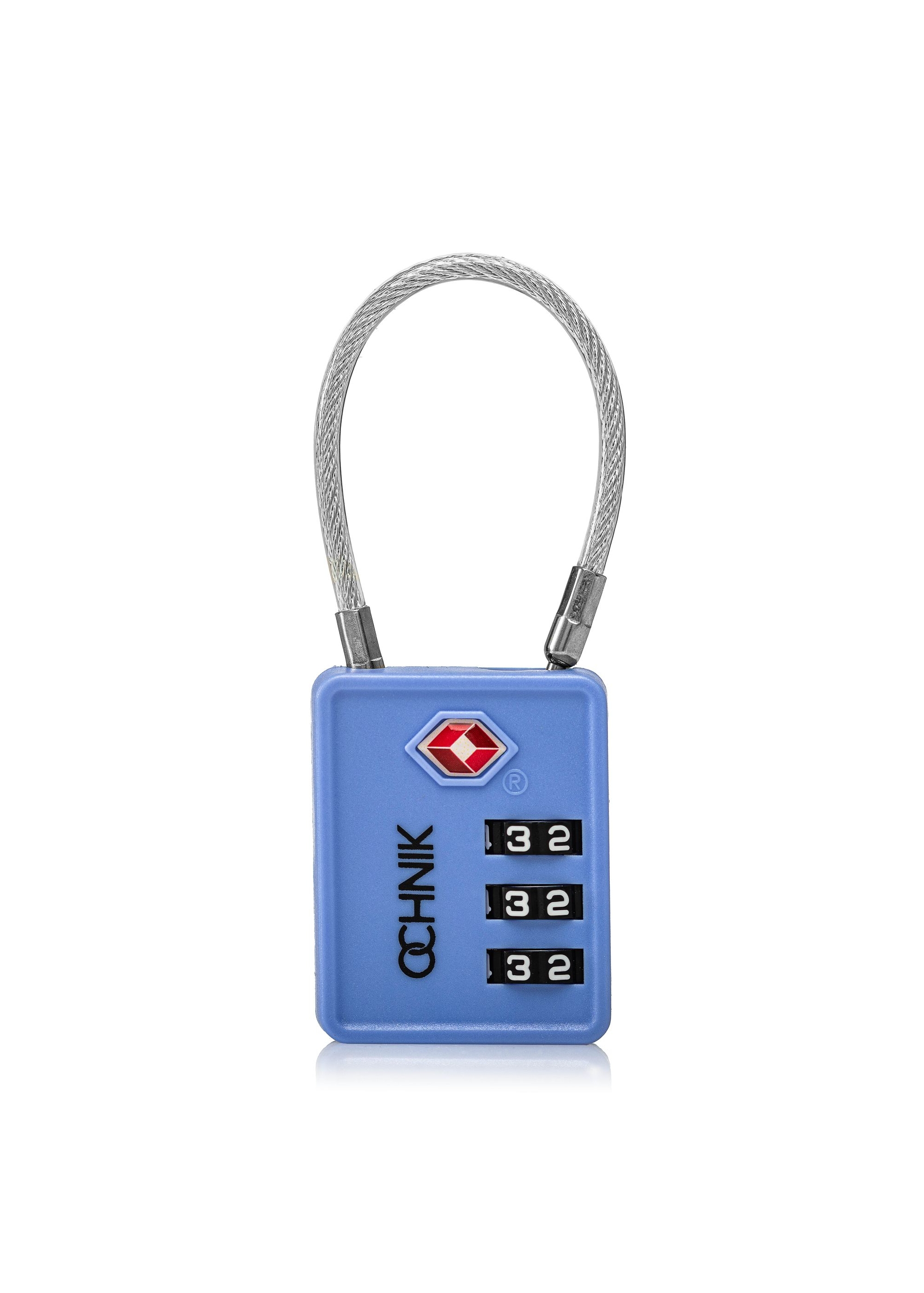 Blue luggage lock AW-005-0014-61(W24)-01