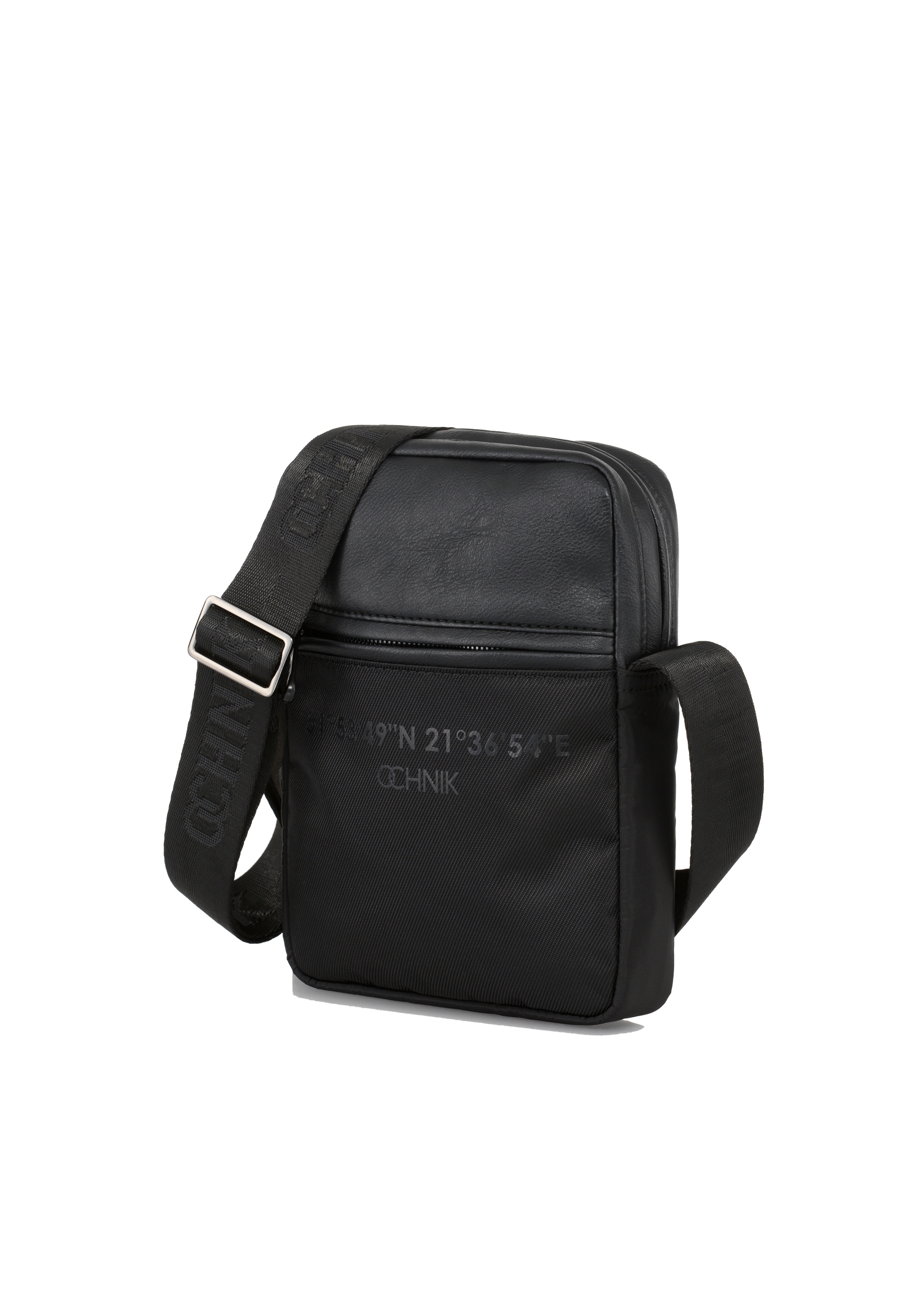 Black men's bag with print TORMN-0281-99(W24)-02