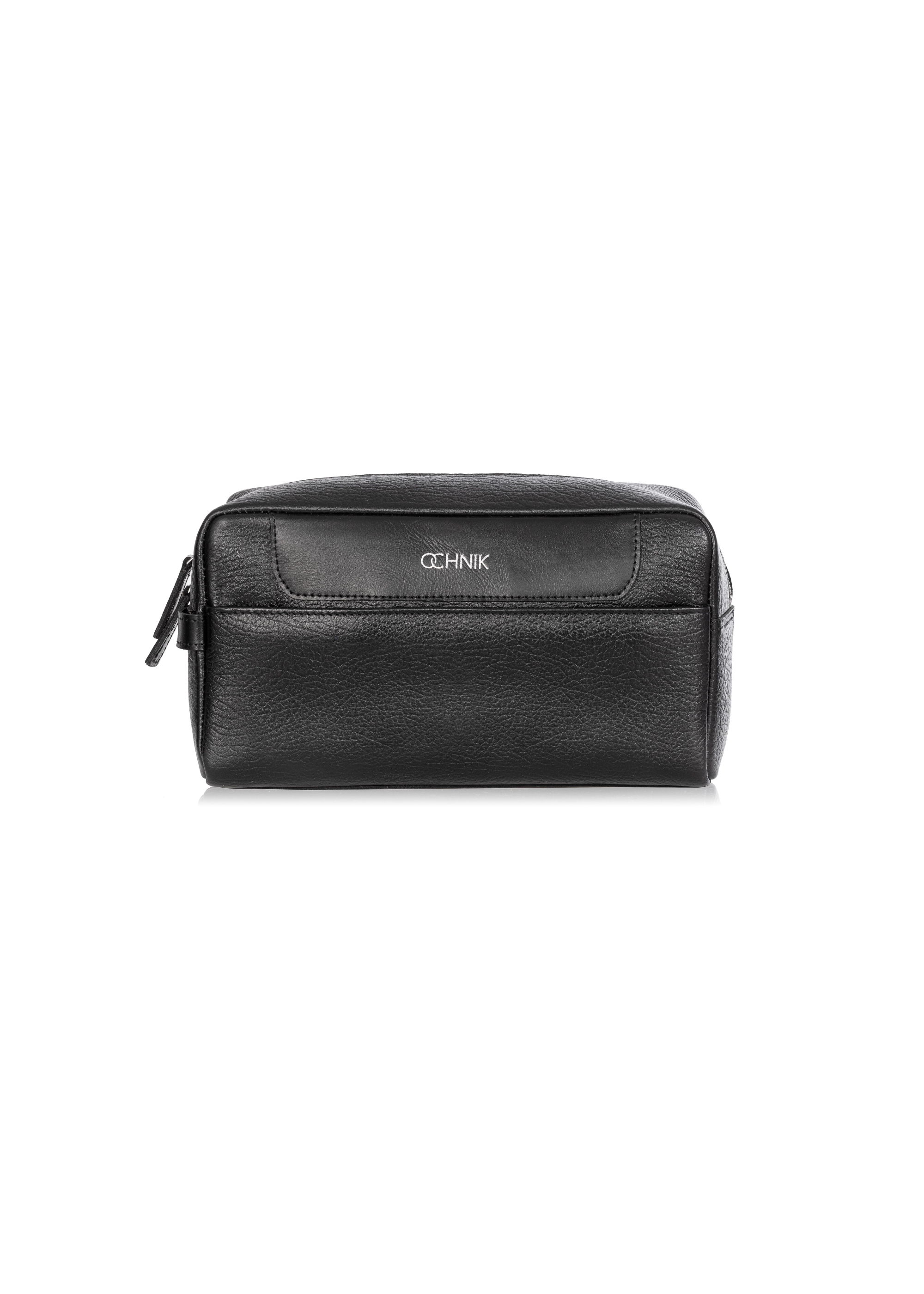 Men's leather cosmetic bag with logo TORMS-0298-99(W24)-01