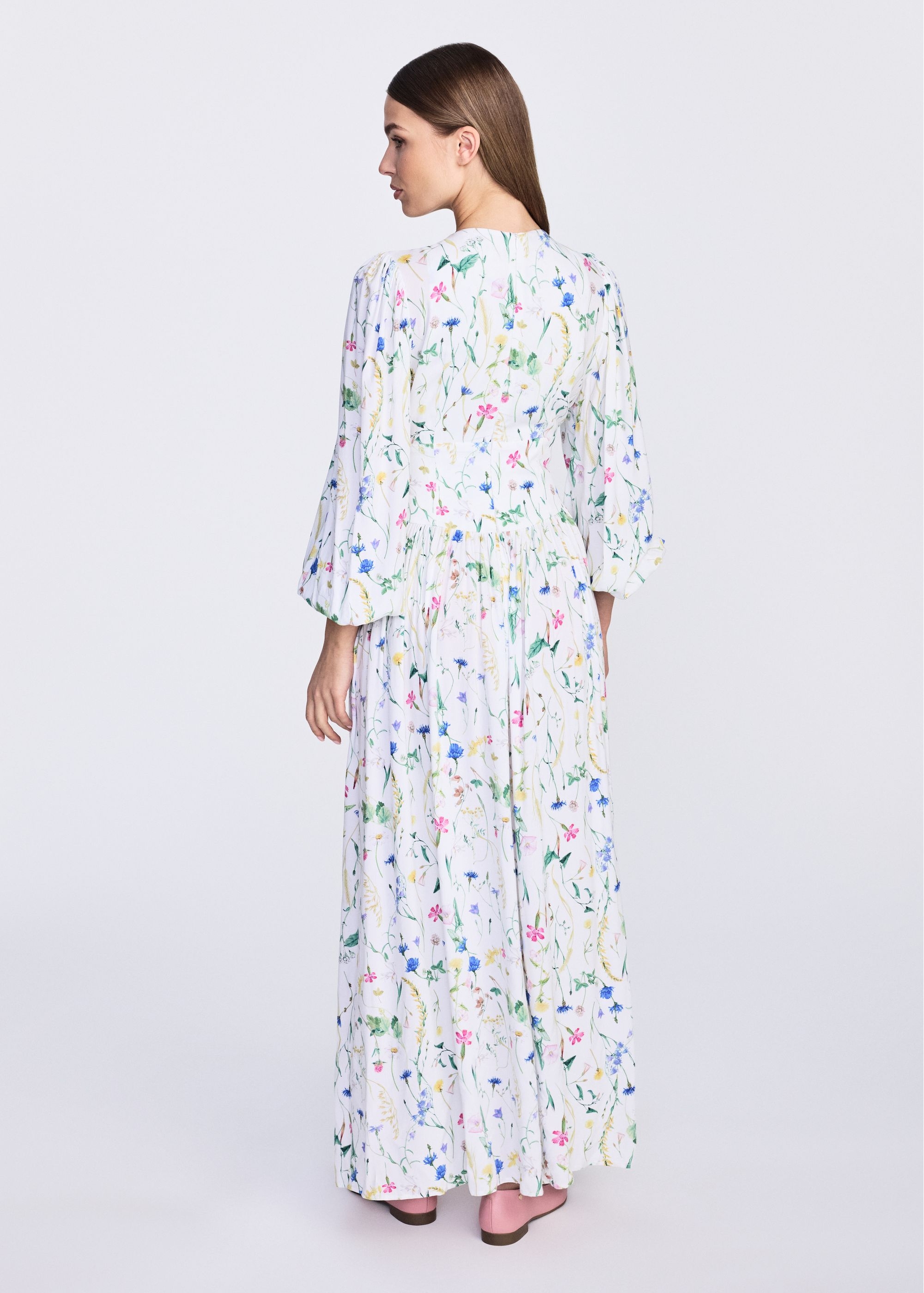 Long floral dress SUKDT-0238-12(W25)-03