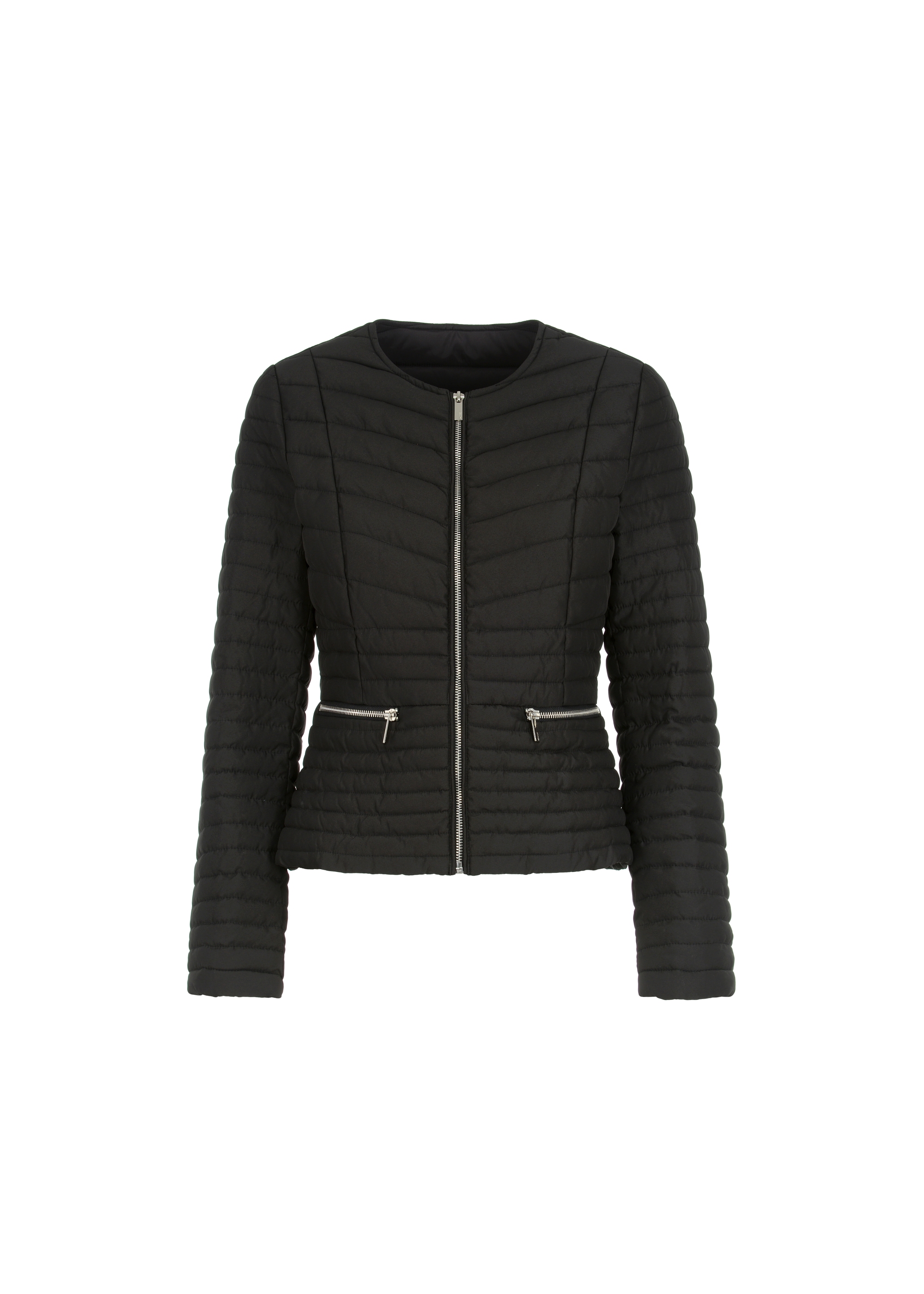 Women's waisted quilted jacket KURDT-0435-99(W24)-05