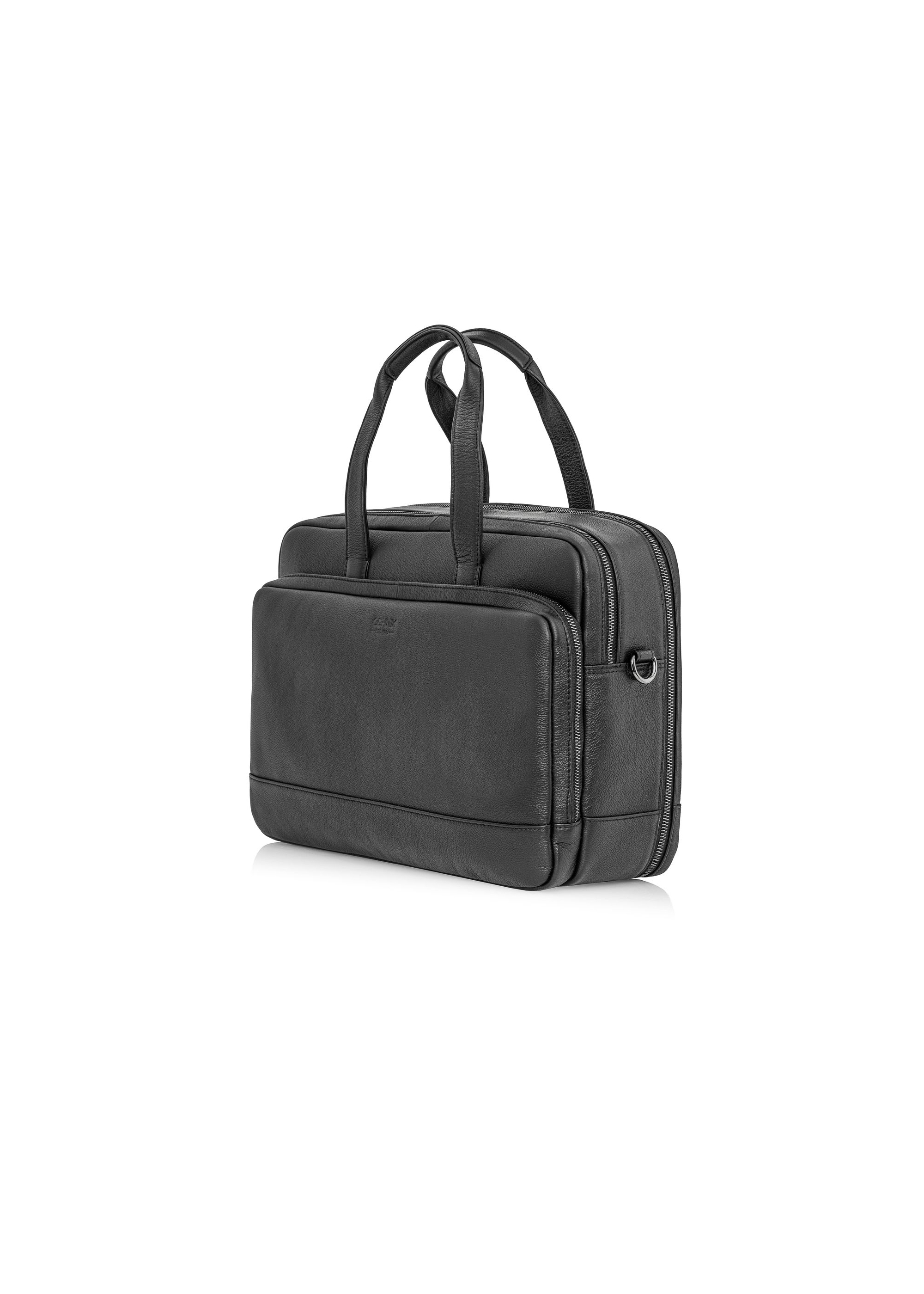 Black leather men's bag TORMS-0020R-99(W25)-02