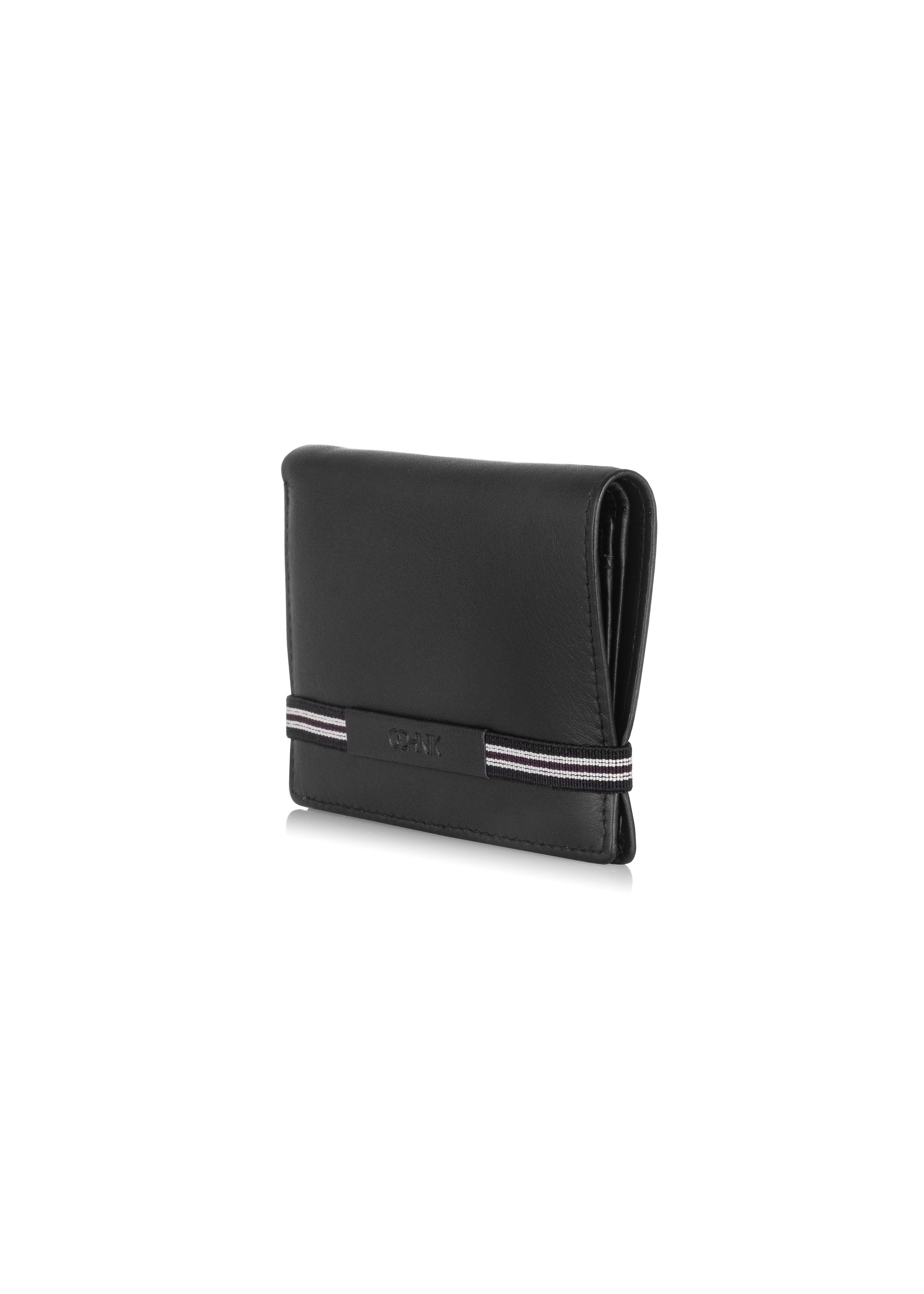 Men's leather wallet with elastic band PORMS-0516-99(W24)-02