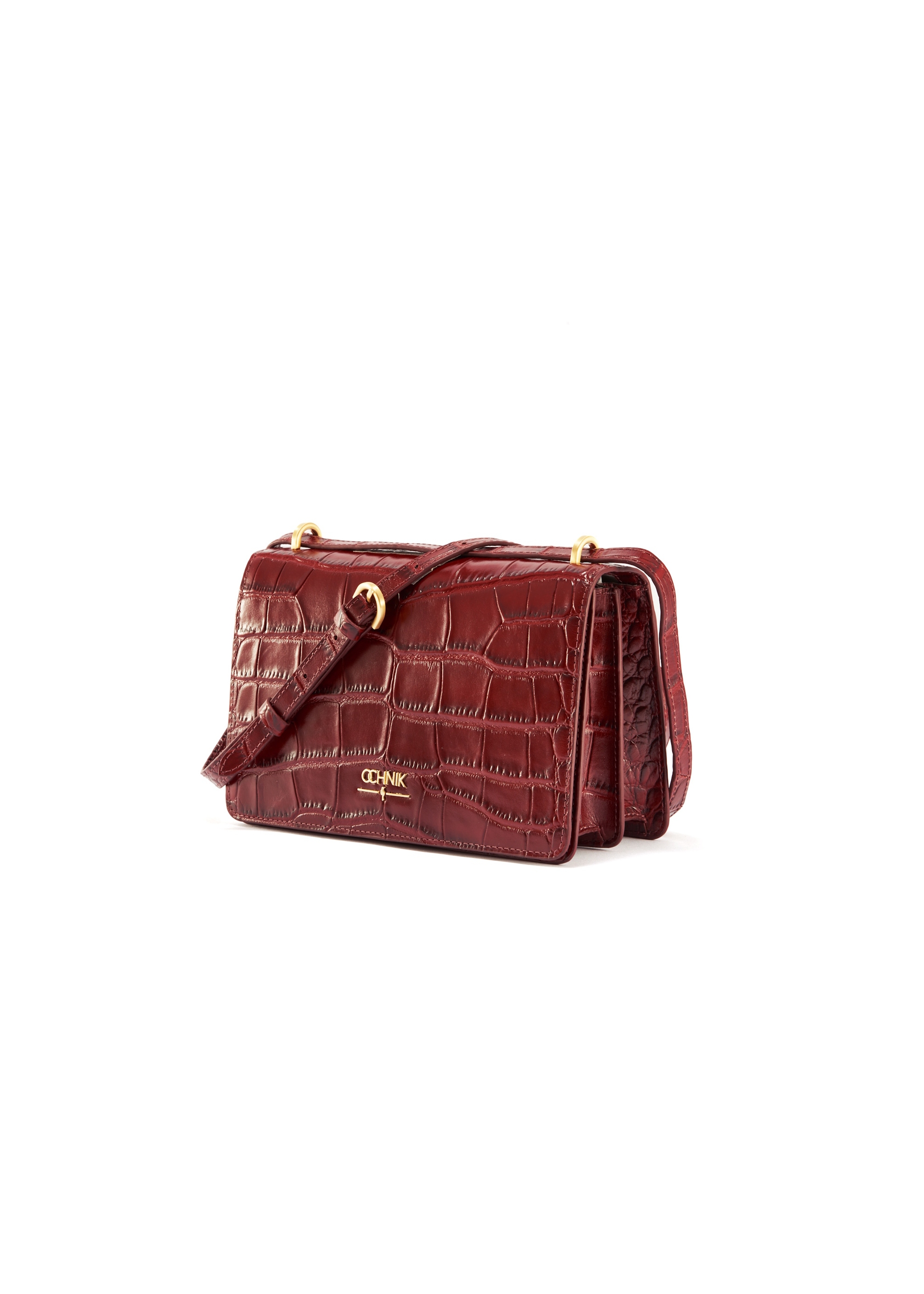 Burgundy leather handbag TORES-1096-49(W25)-02