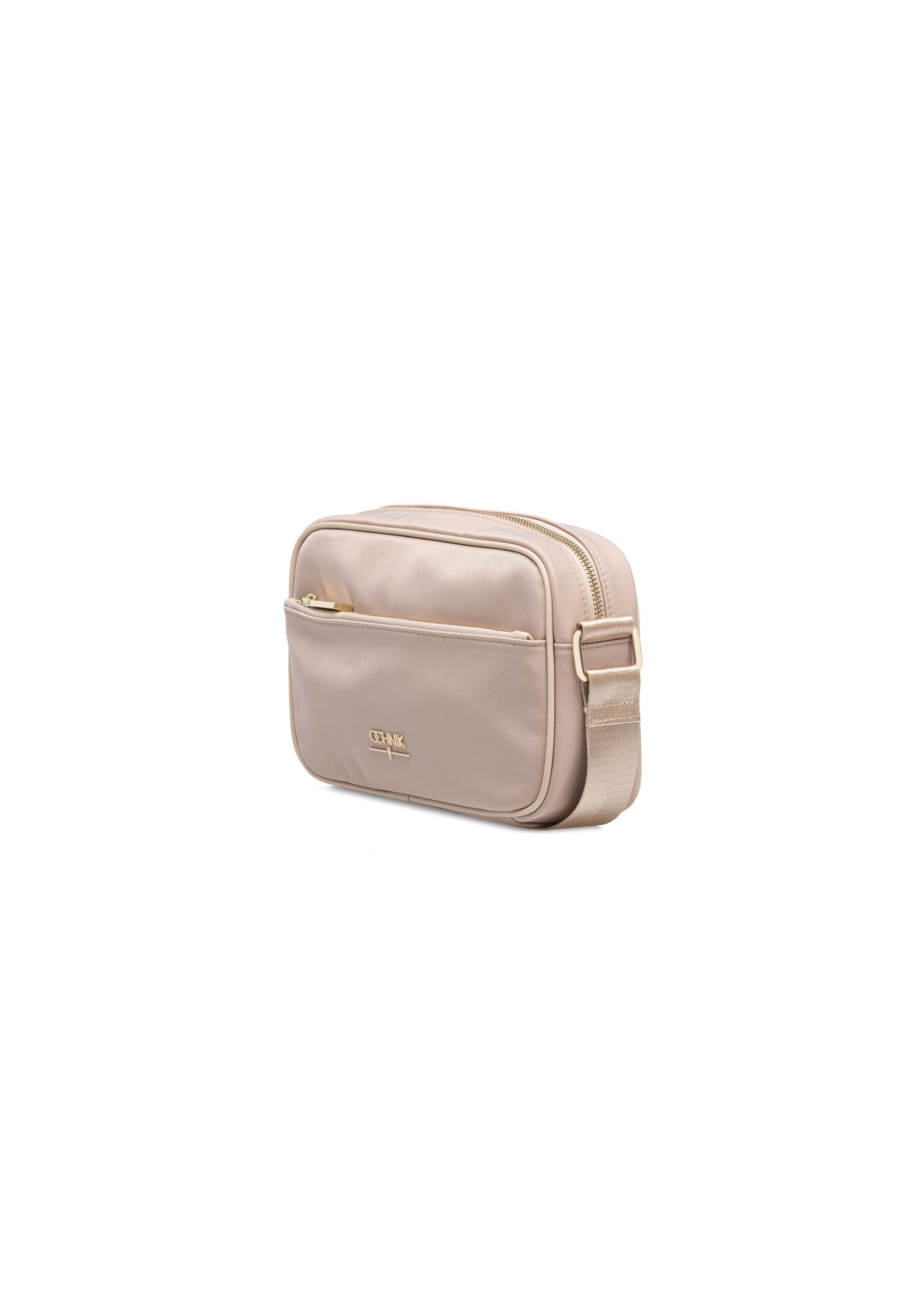 Light pink nylon women's messenger bag TOREN-0309-34(W25)-02