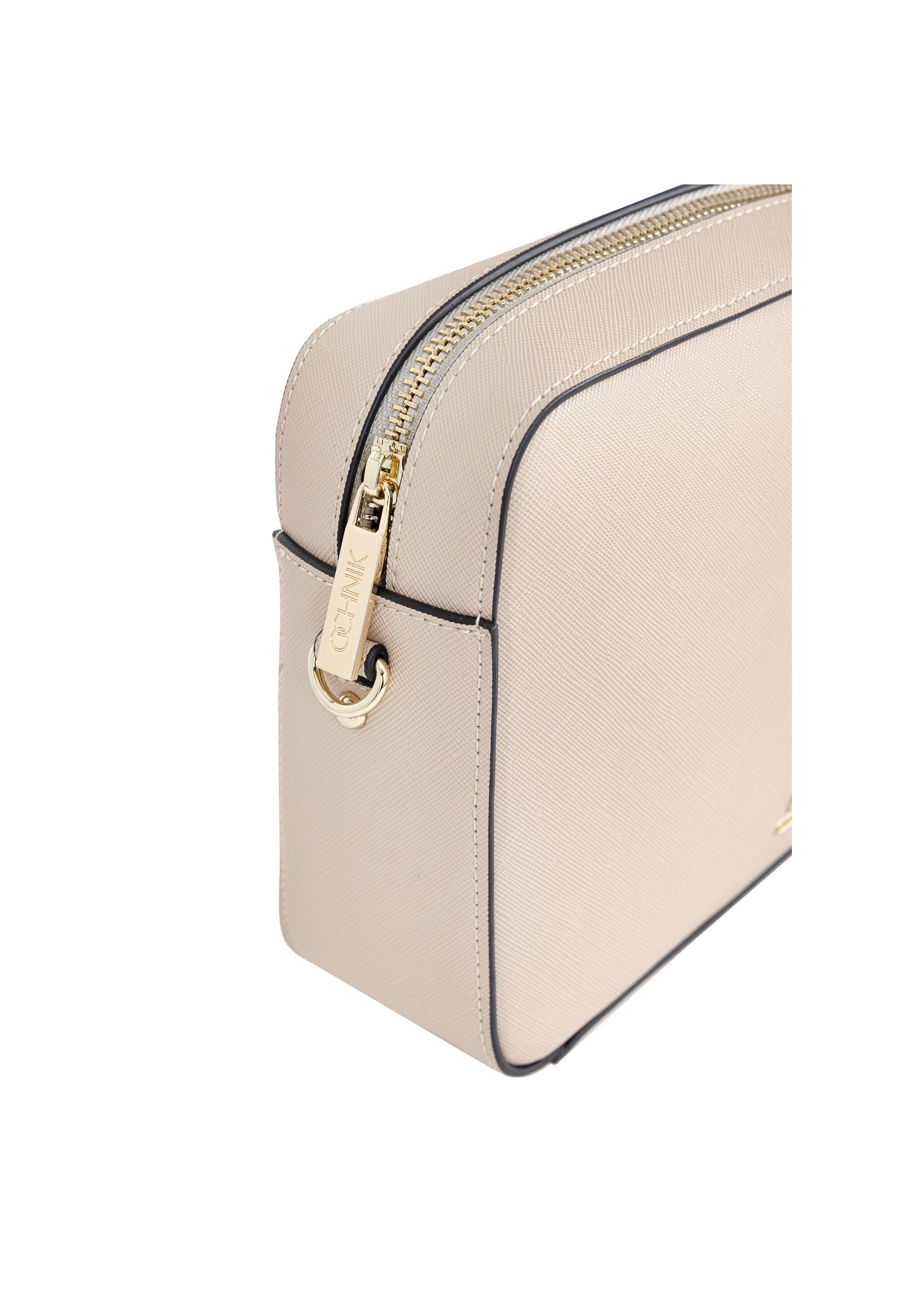 Women's cream handbag TOREC-0003F-12(W24)-05