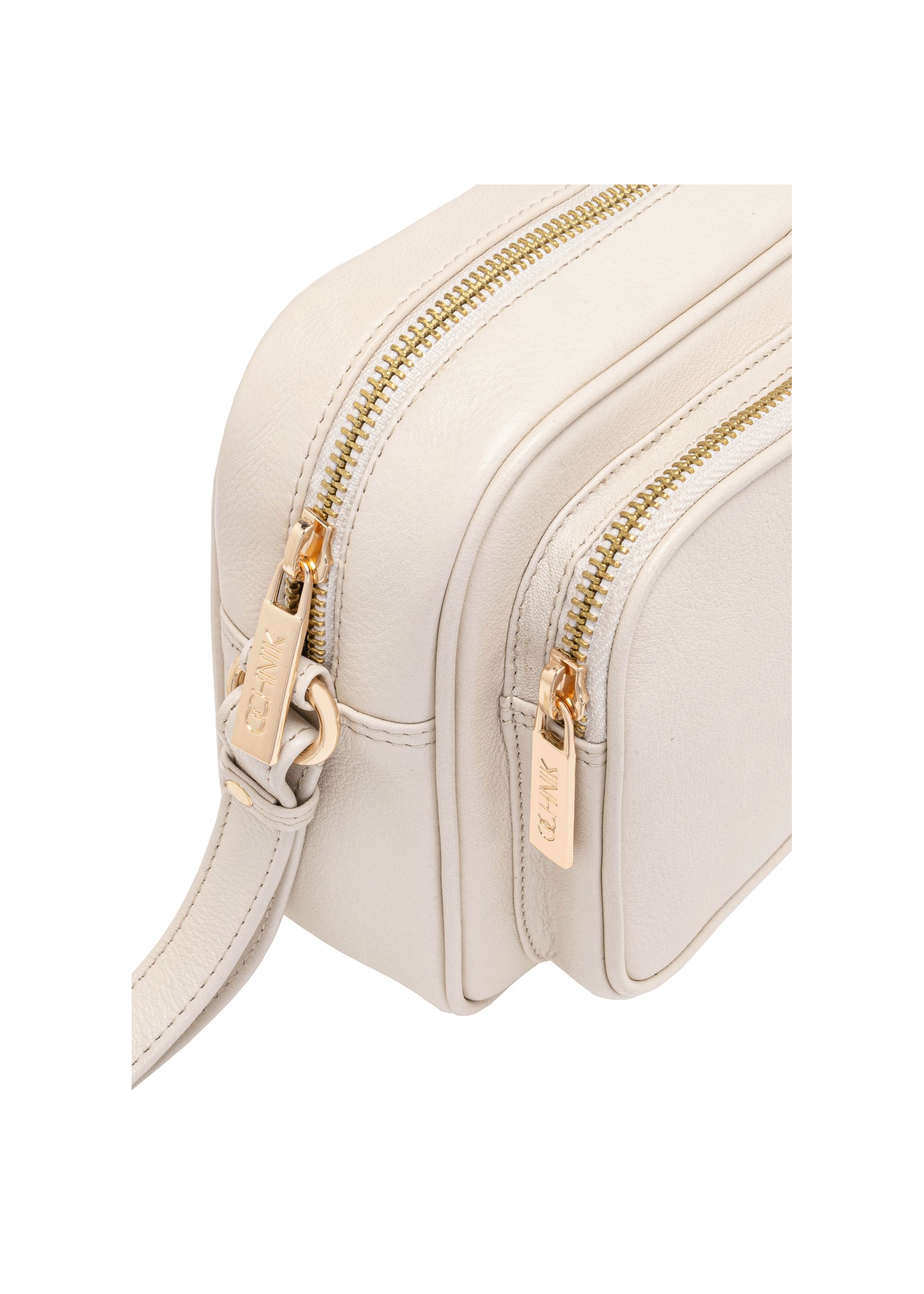 Cream leather women's handbag TORES-1088-12(W25)-06