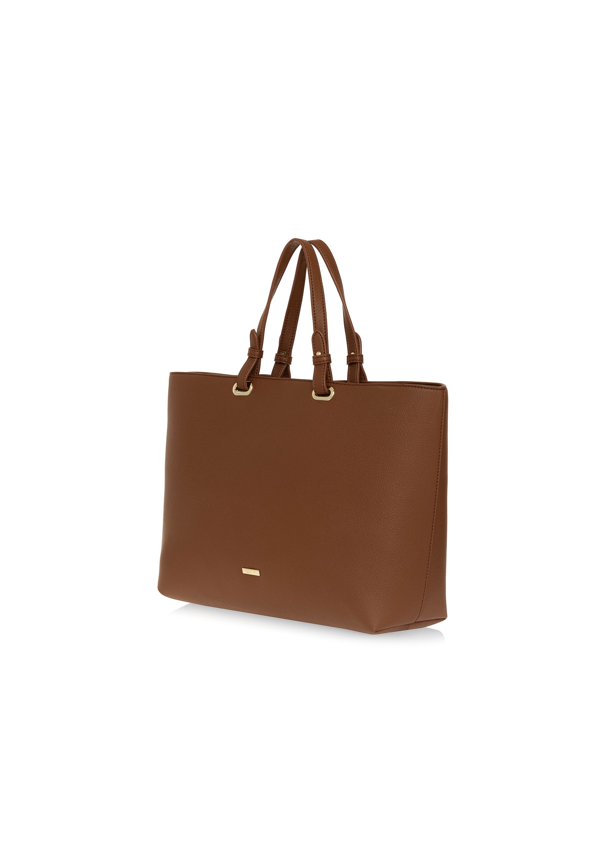 Brown women's shopper bag TOREC-1020-89(W25)-02