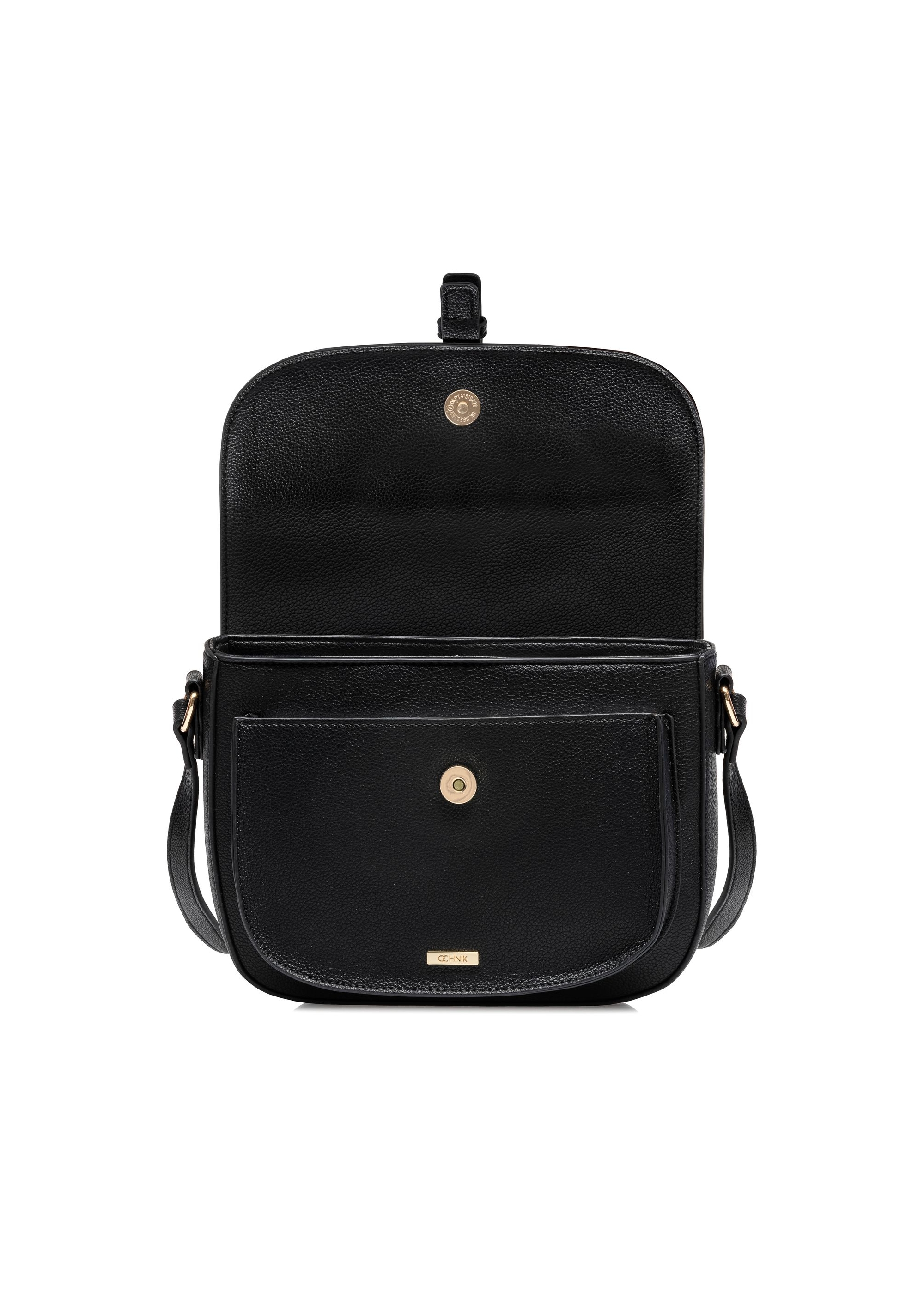 Black women's messenger bag TOREC-1003-99(W25)-04