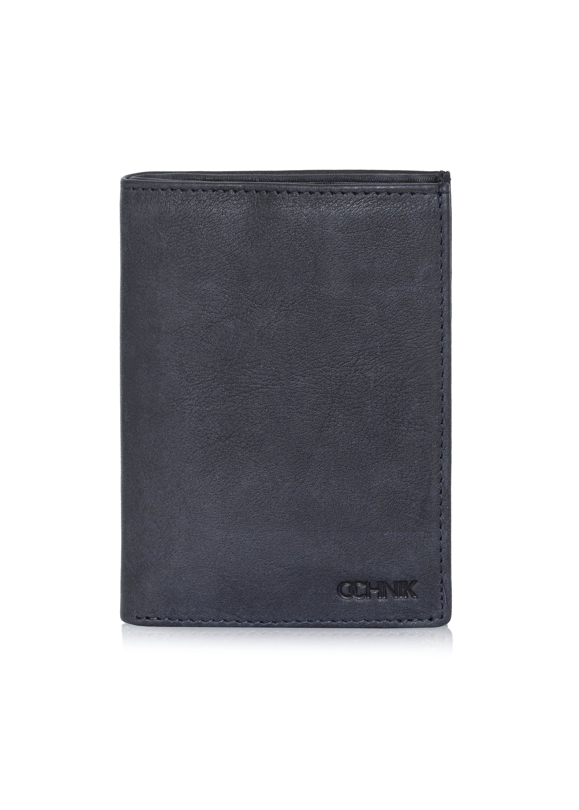 Leather men's wallet without fastening PORMS-0204-69(Z24) photo 1