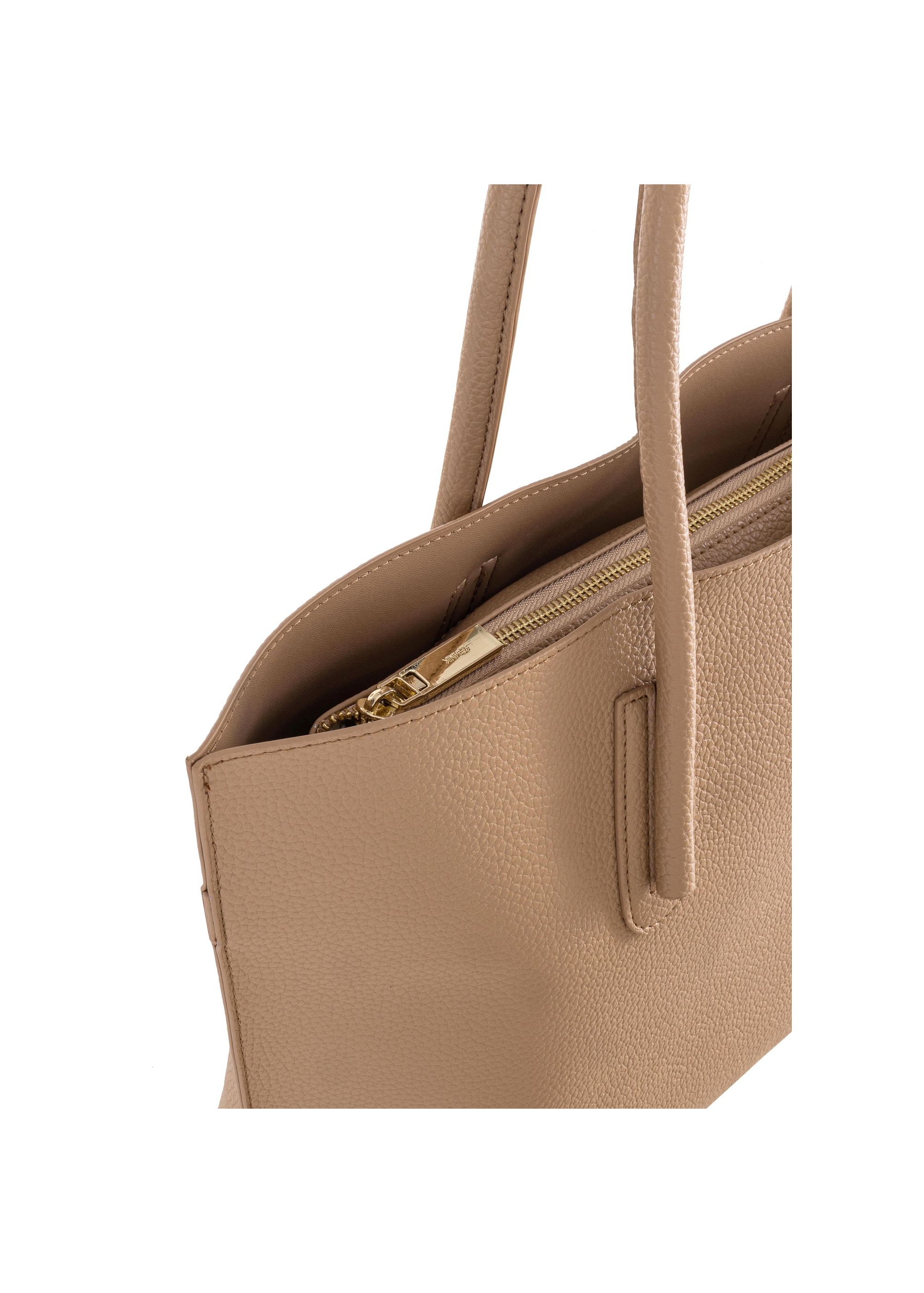 Beige women's shopper bag TOREC-0938A-82(W25)-07