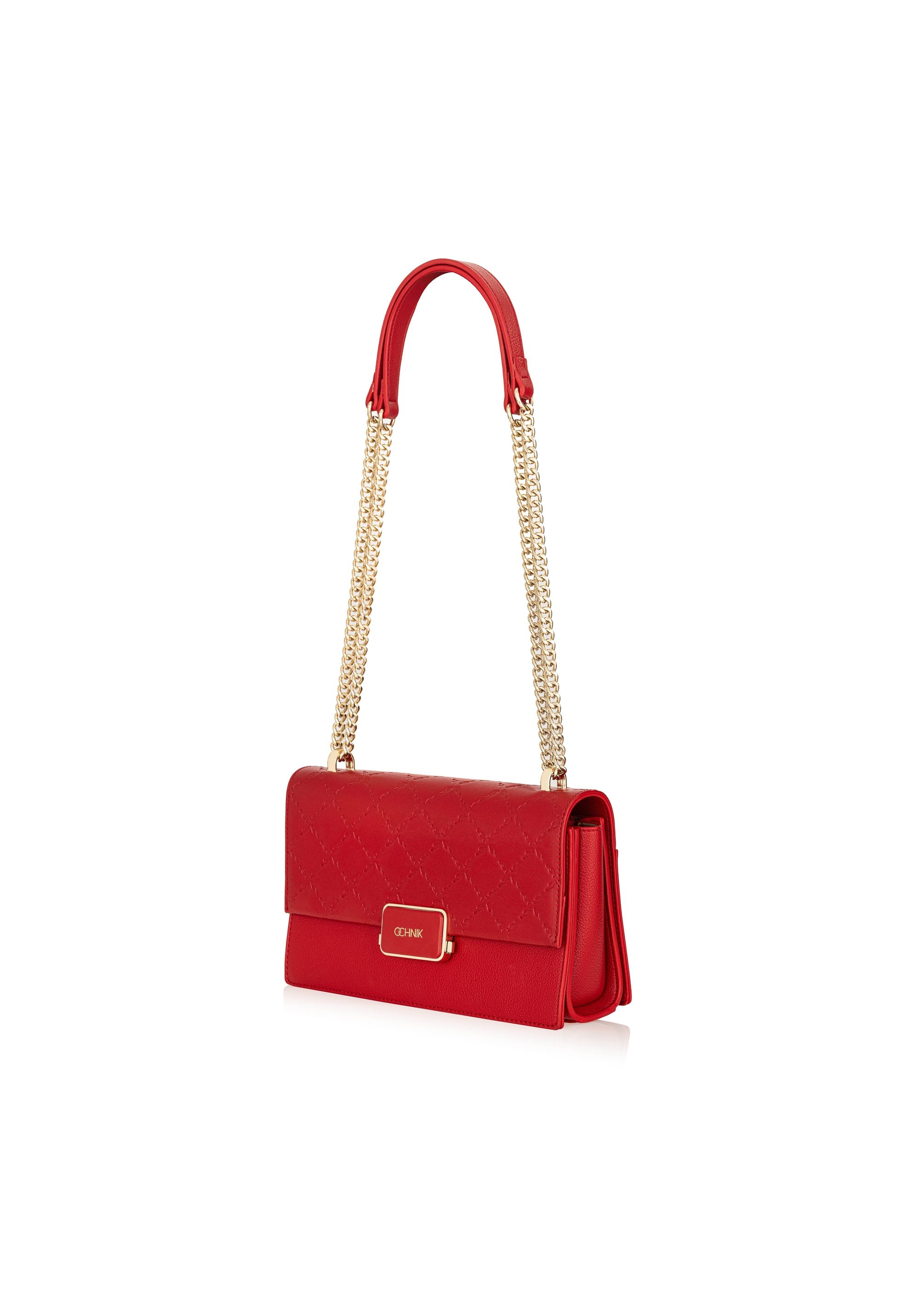 Red women's messenger bag TOREC-0984-42(Z24)-06