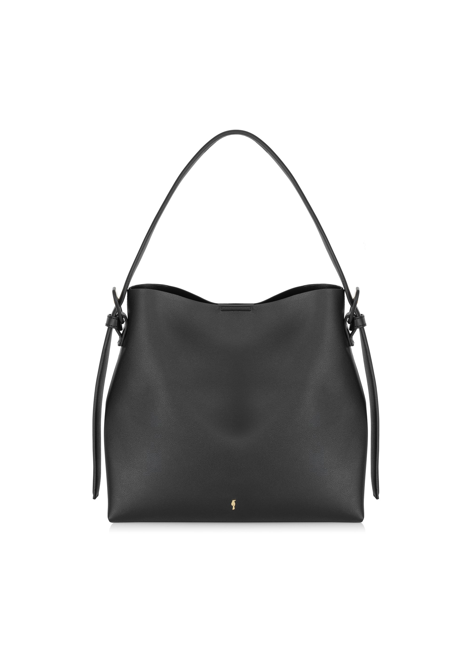 Black women's shopper bag TOREC-0903A-99(W25)-01