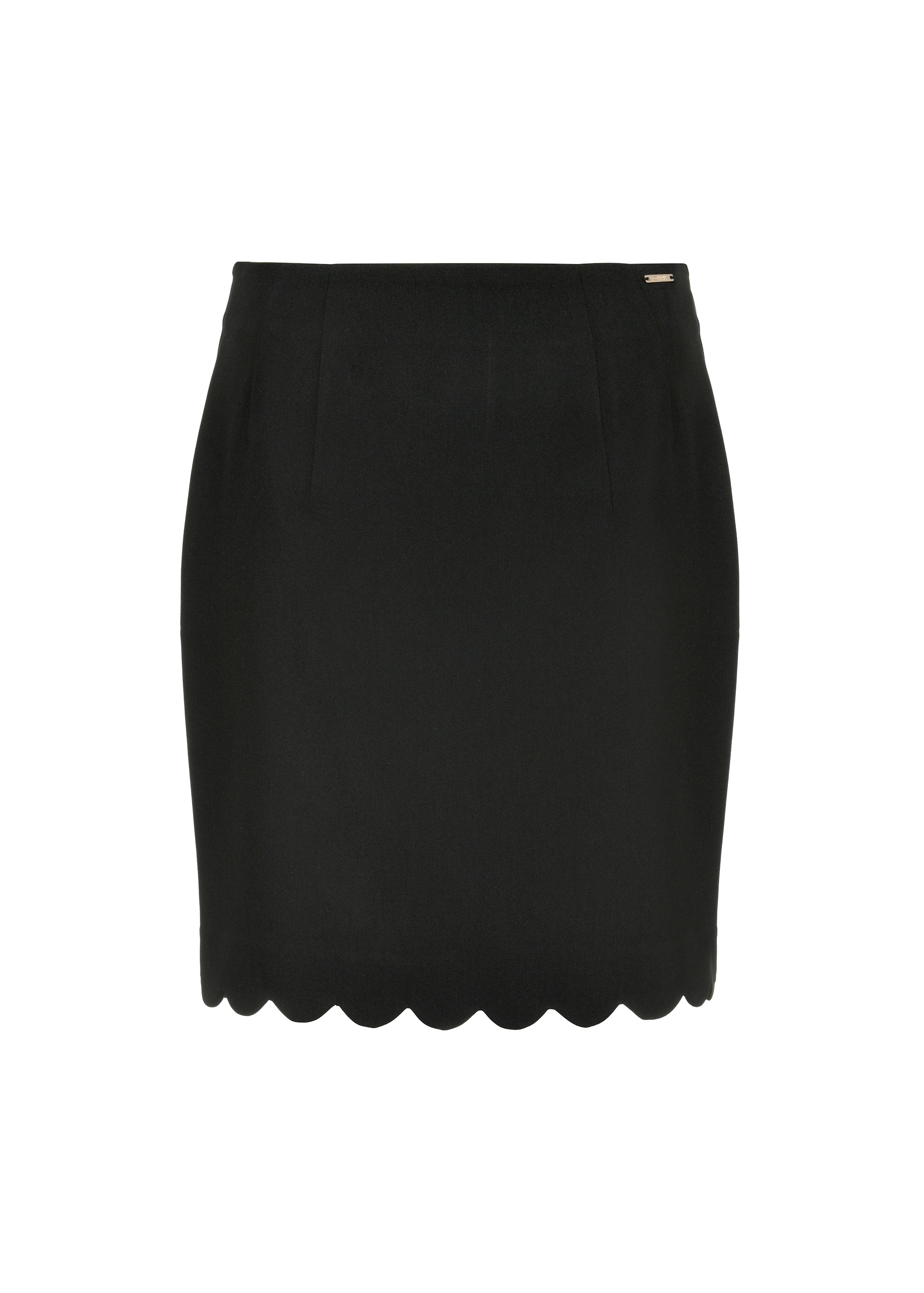 Black mini skirt SPCDT-0101-99(W25)