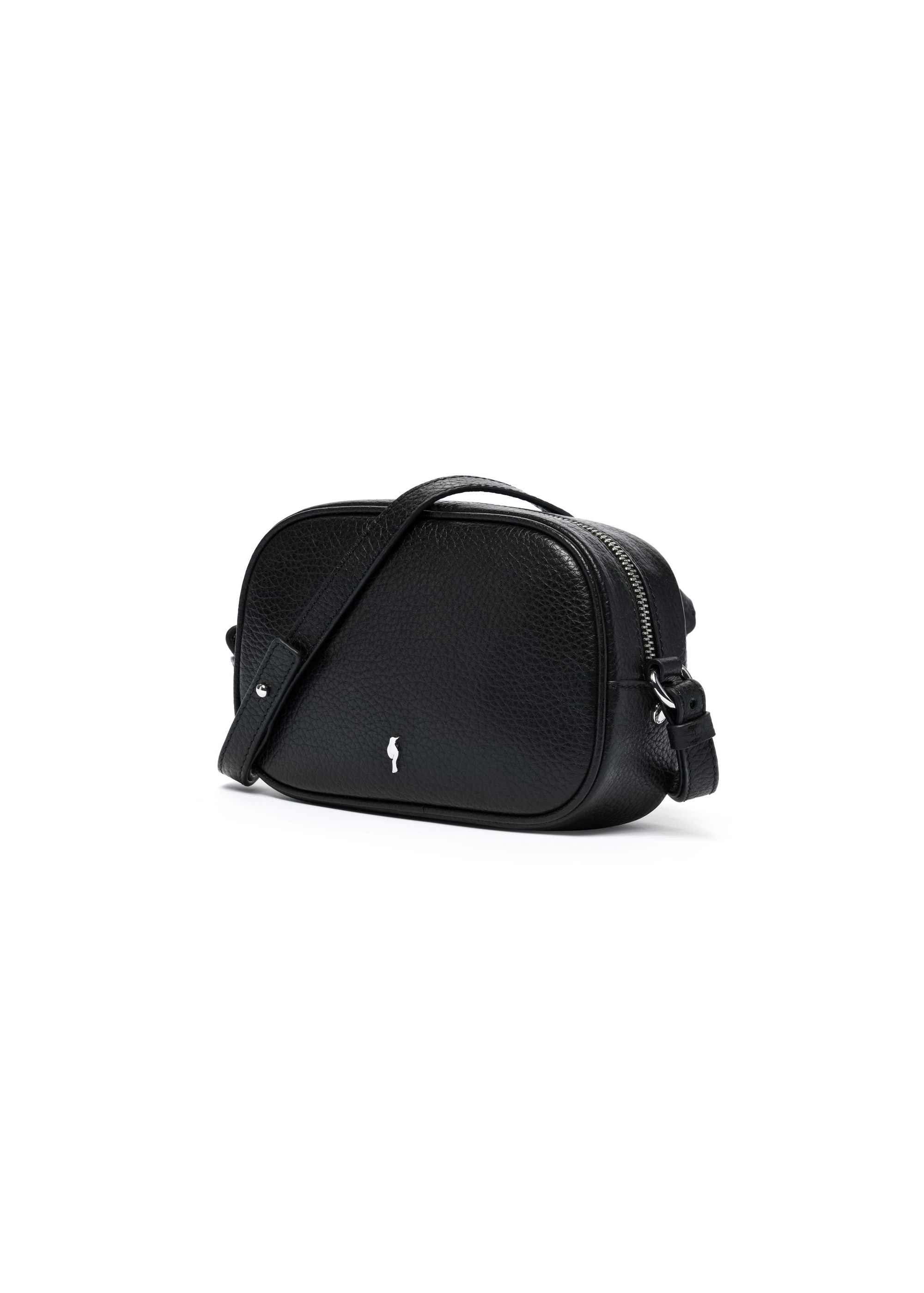 Small black leather handbag TORES-1078-99(W25)-02