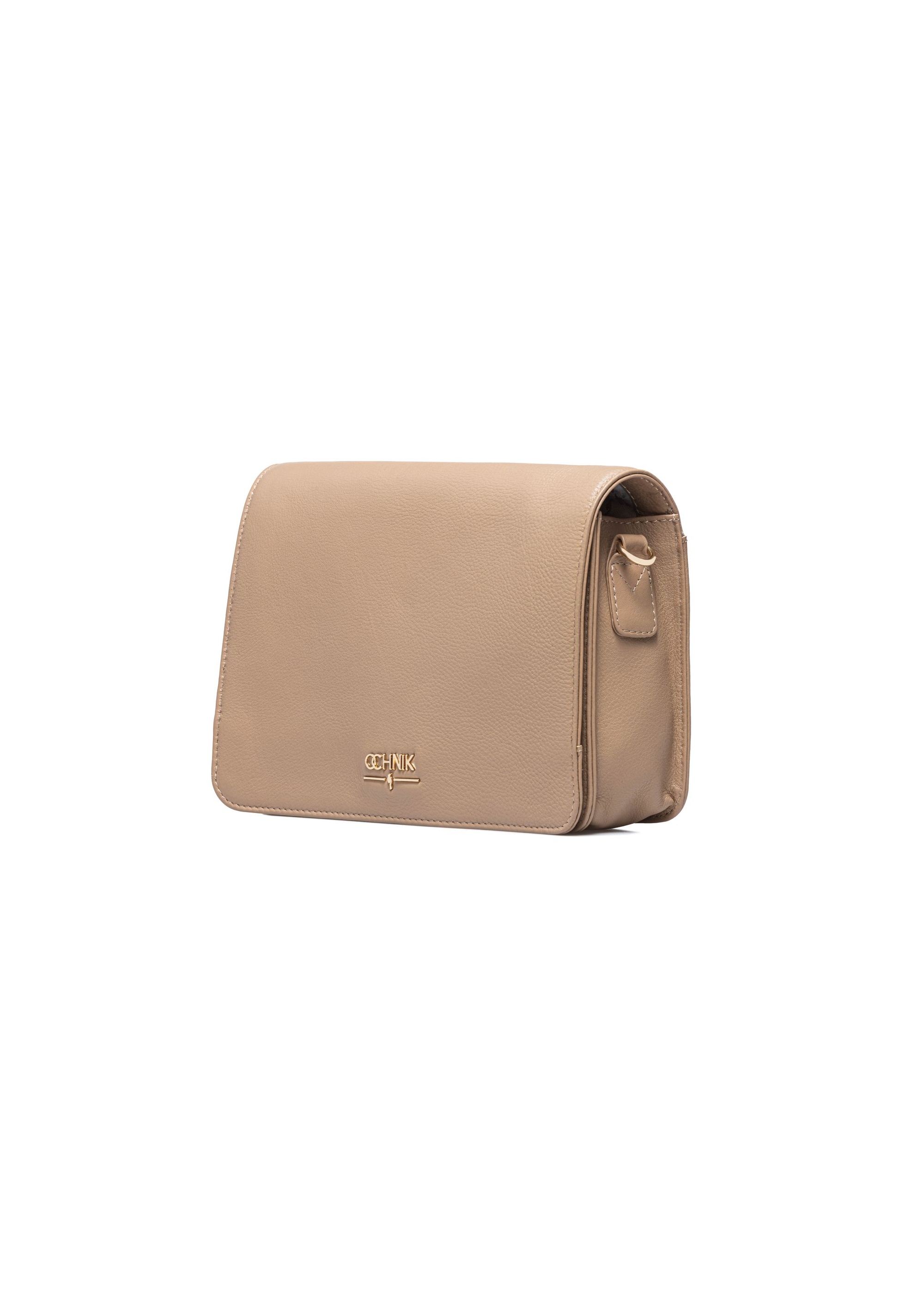 Beige small leather women's handbag TORES-1080D-81(W25)-02