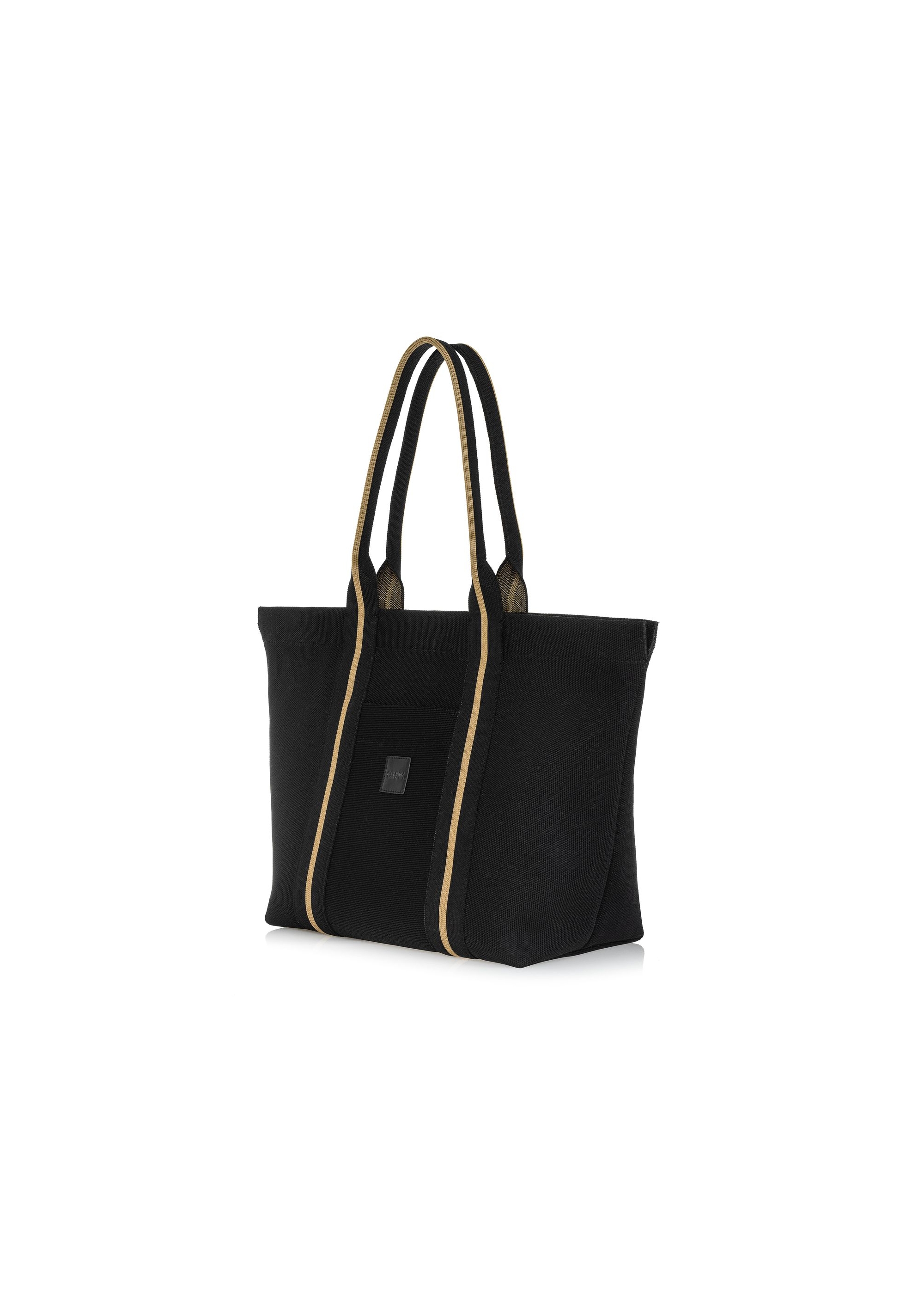 Black women's shopper bag TOREN-0311-99(W25)-02