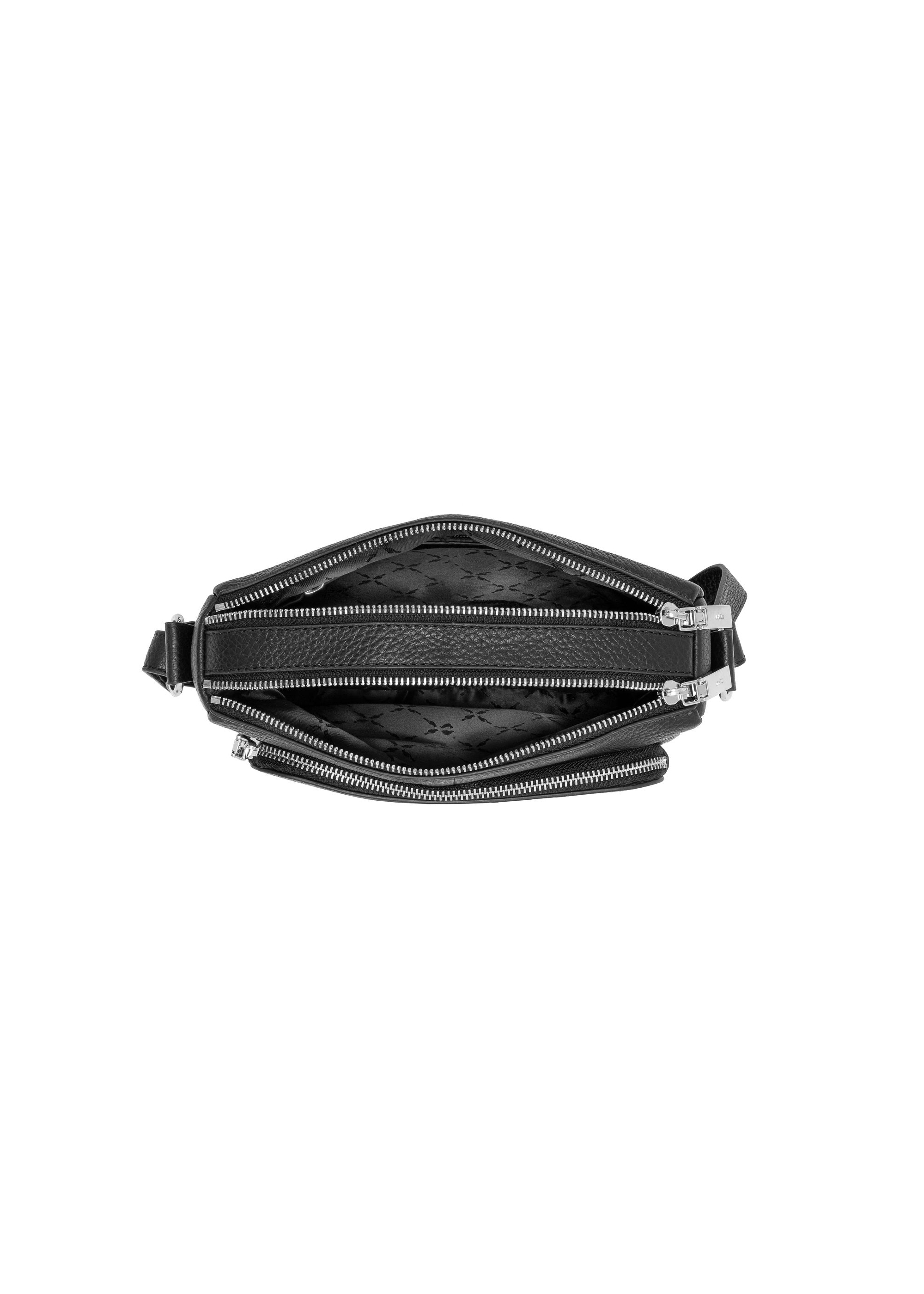 Black leather shoulder bag TORES-0983-99(Z24)-05