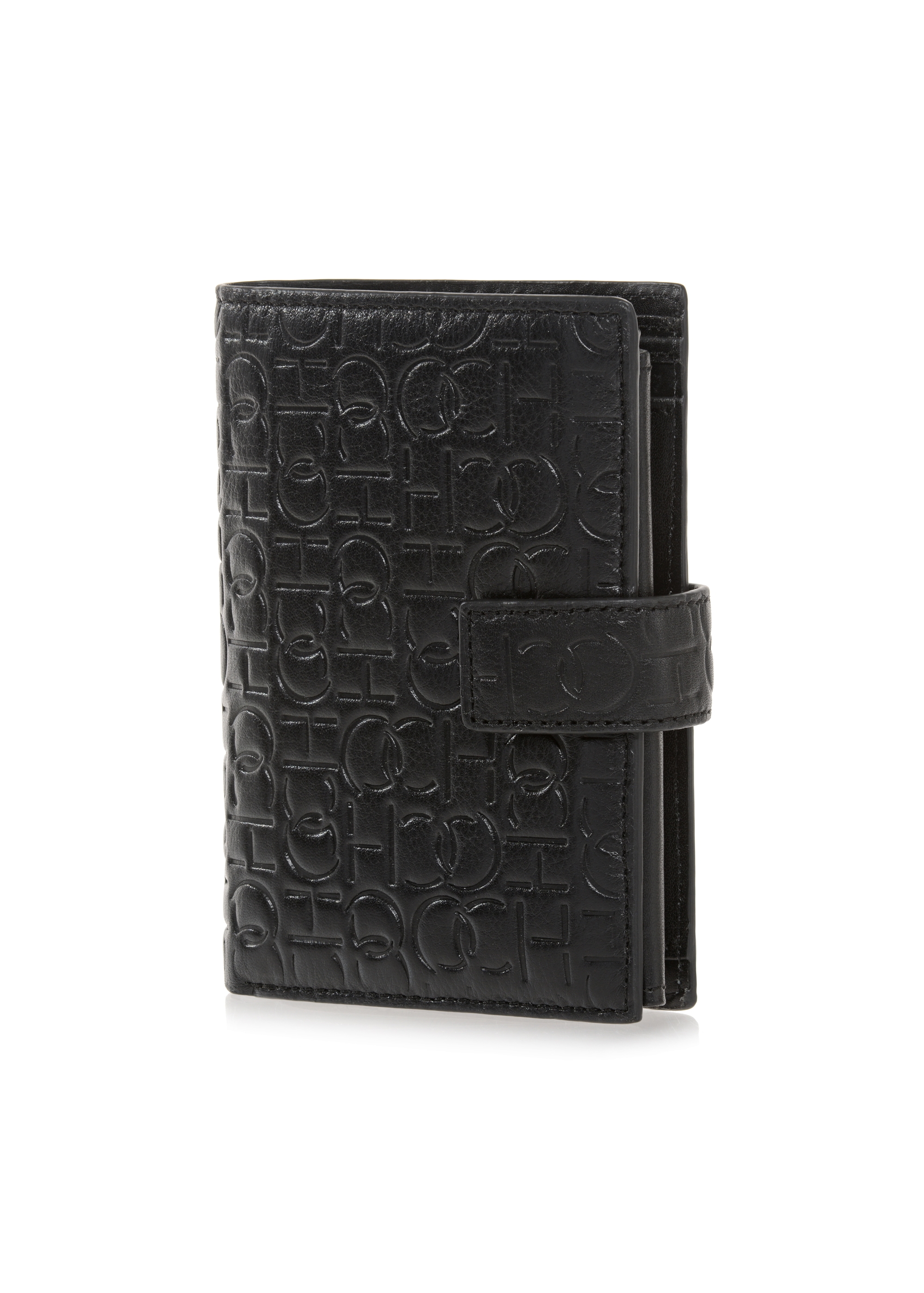 Men's leather wallet with embossing PORMS-0602-98(Z23)-06