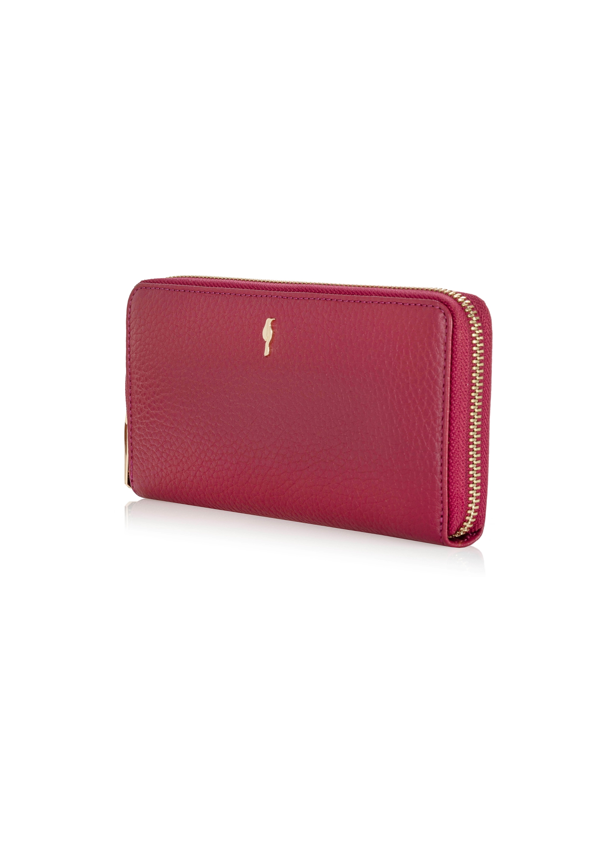 Large pink leather women's wallet PORES-0800B-34(W24)-02