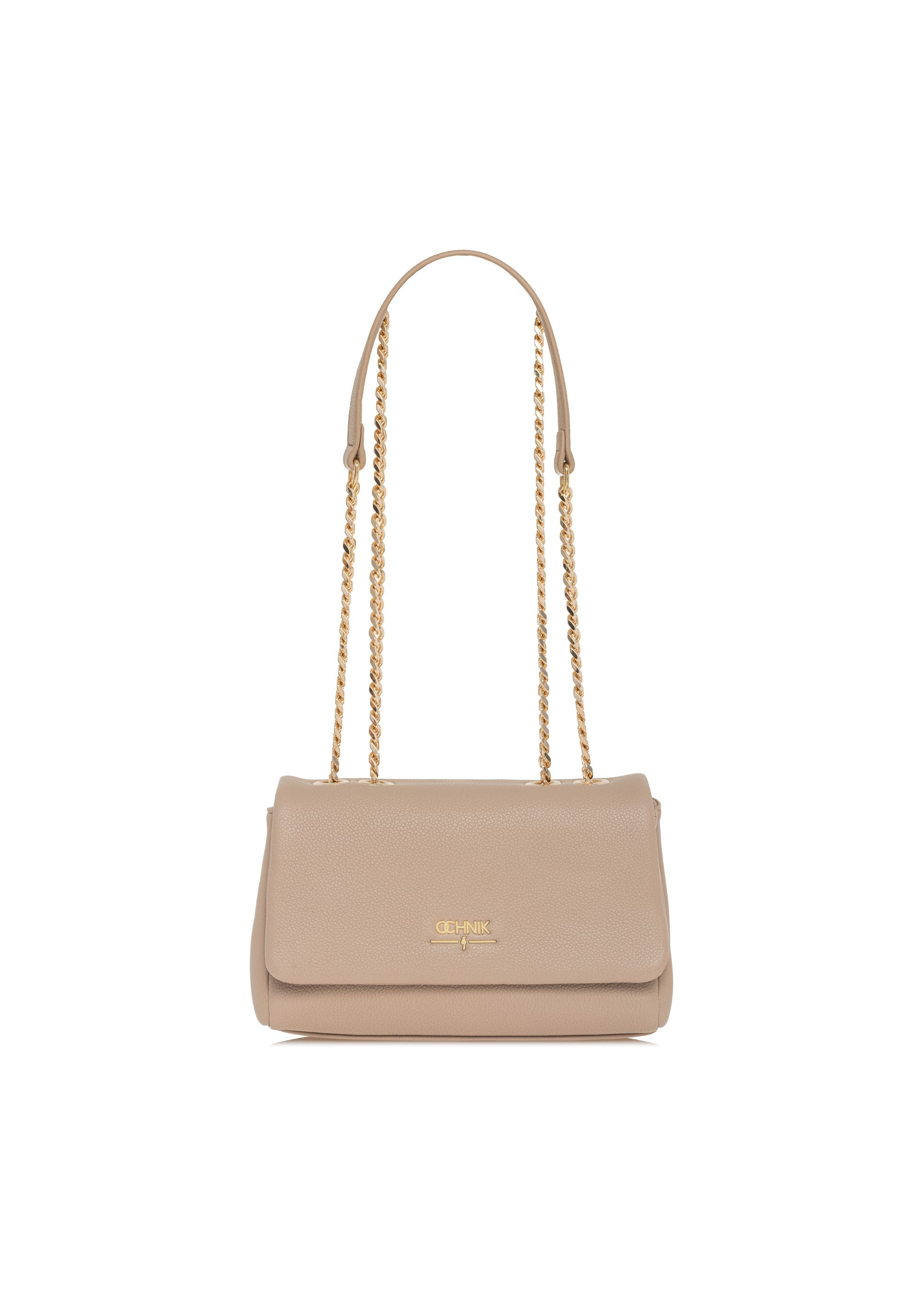 Beige small bag with chain TOREC-1005-81(W25)-01