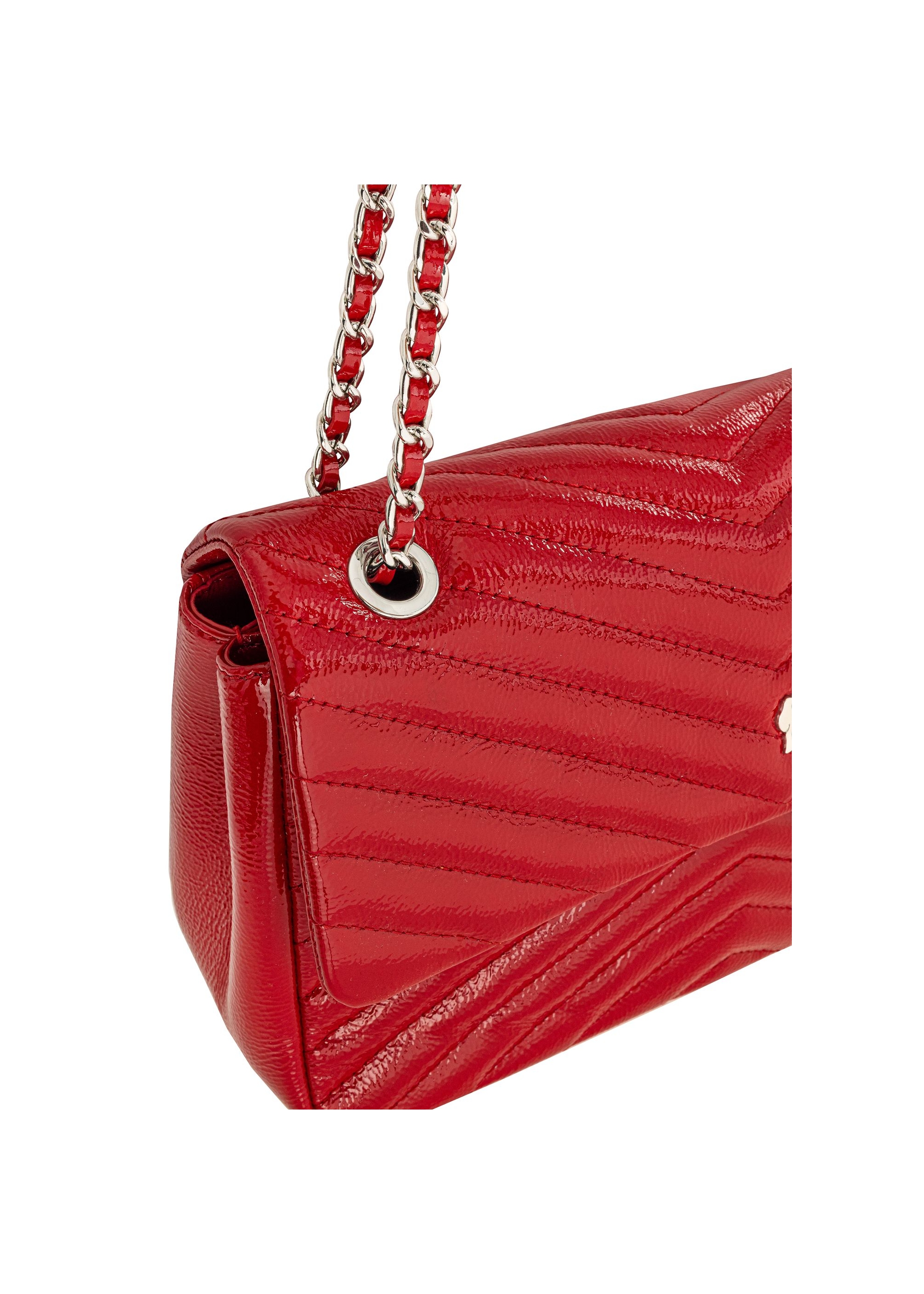 Red patent leather women's handbag TORES-1045(Z24)-06