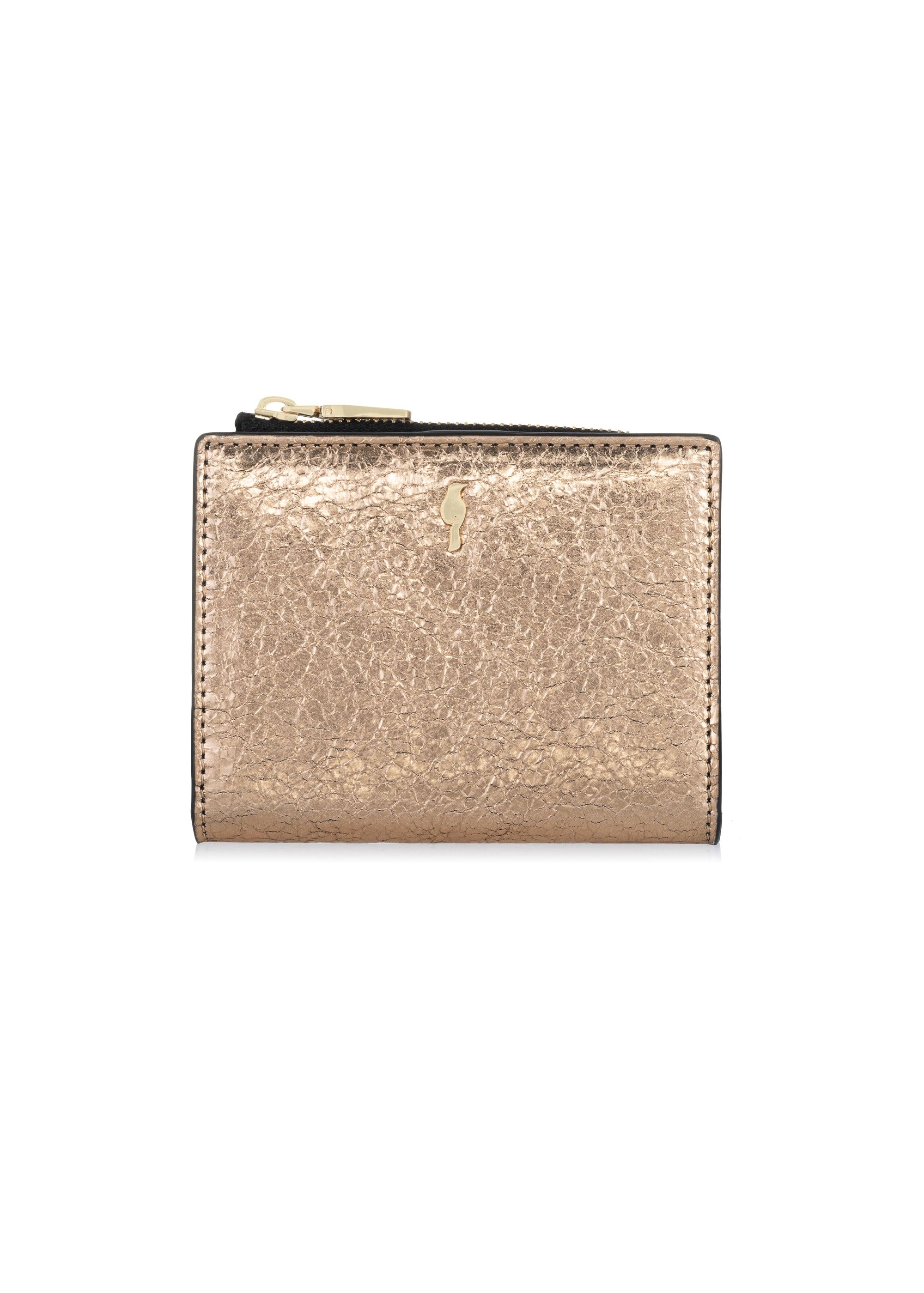 Women's small gold wallet PORES-0842-28(W23)-01