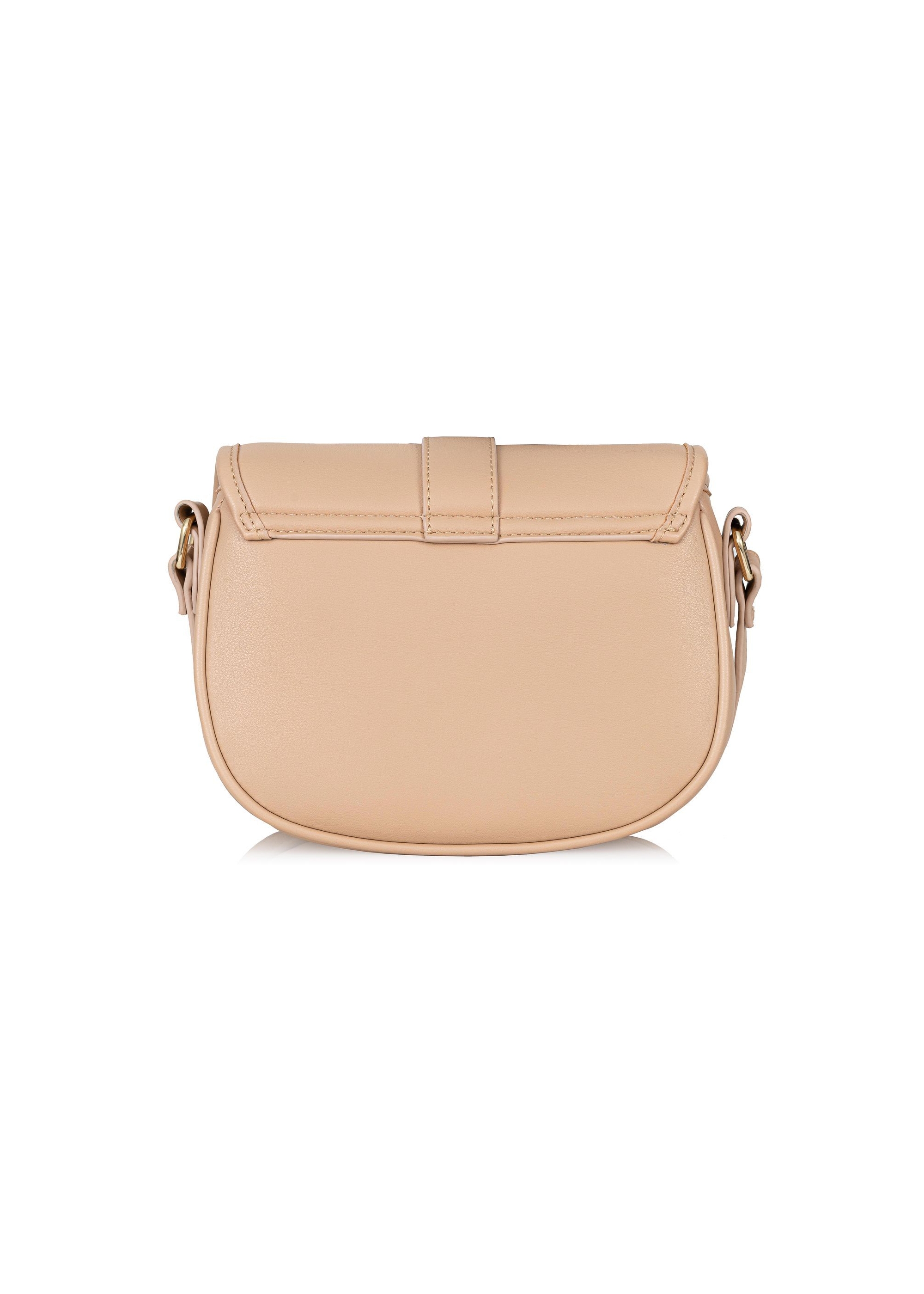 Beige rounded mailbag TOREC-0756A-80(W24)-04