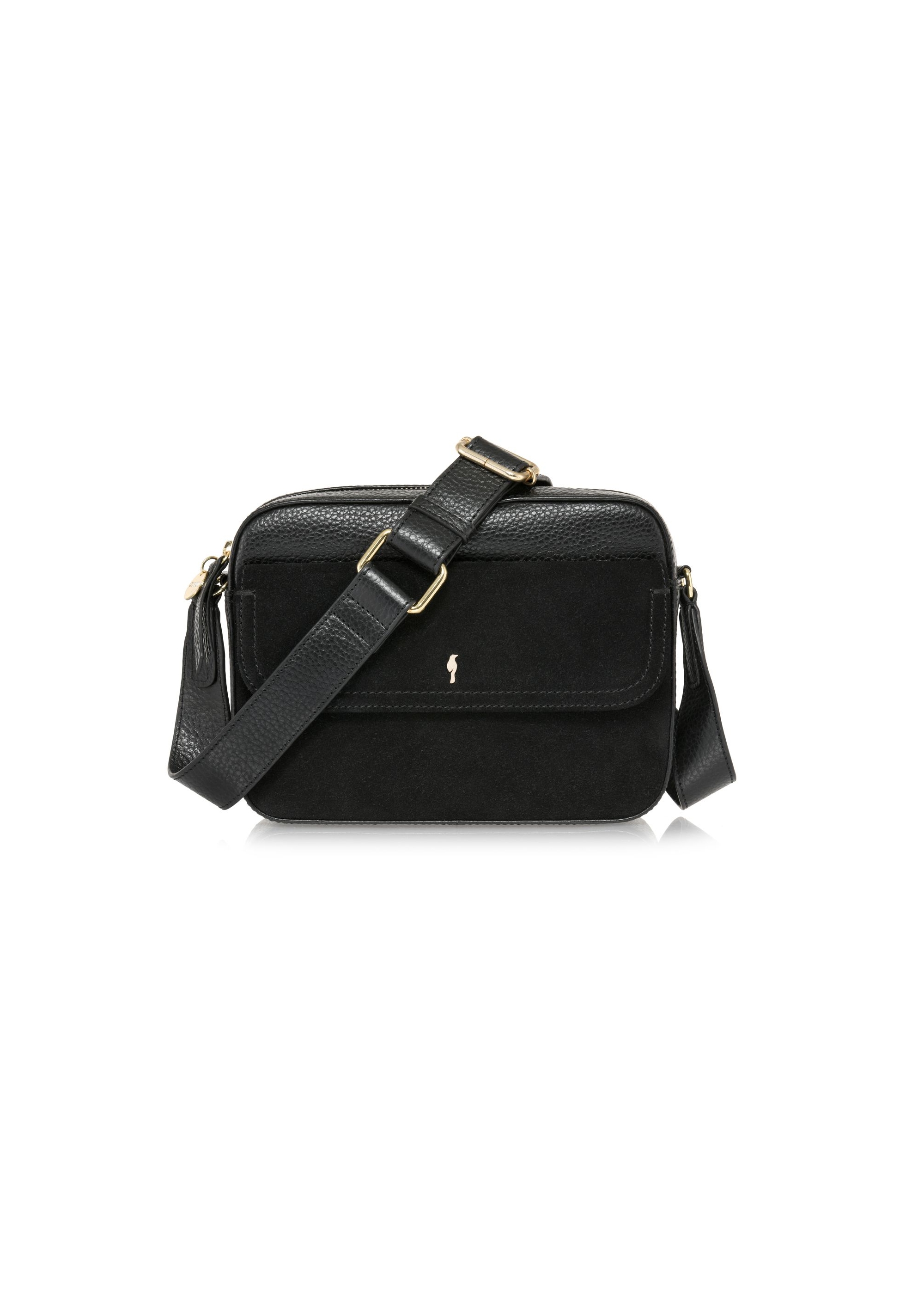 Women's black leather bag TORES-1046-98(Z24)-02