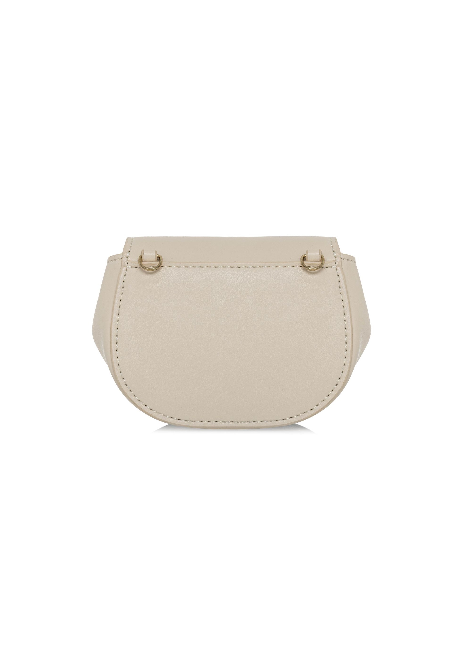 Small cream handbag on a chain TOREC-1013-12(W25)-04