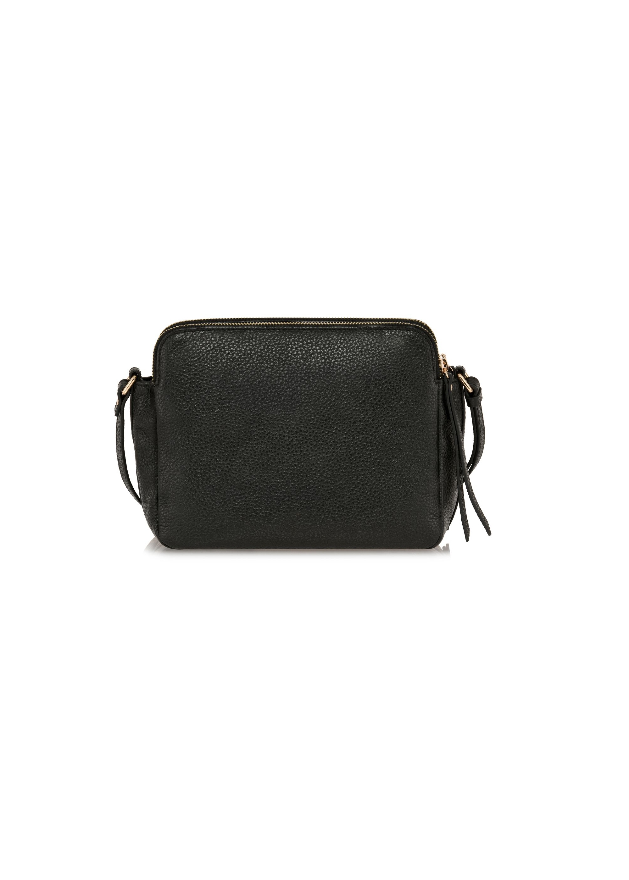 Women's black leather bag TORES-1056-99(Z24-04