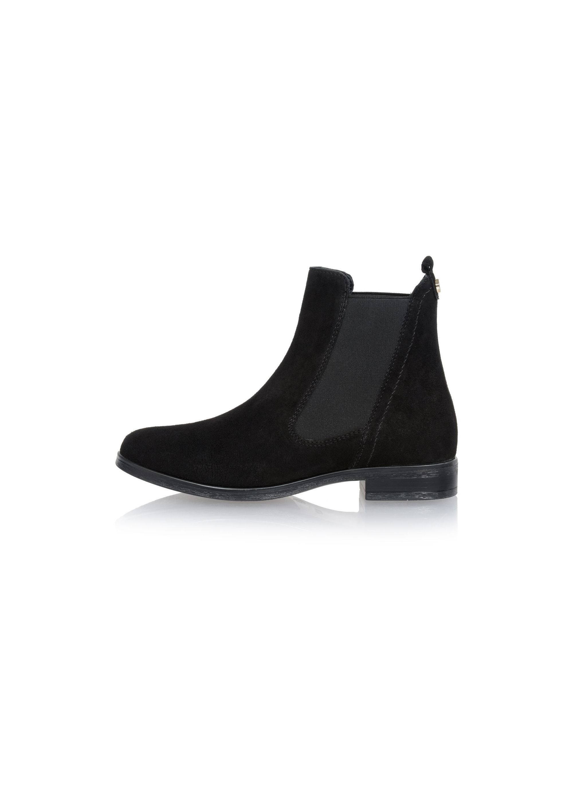 Women's suede black leather boots BUTYD-1009-98(Z24)