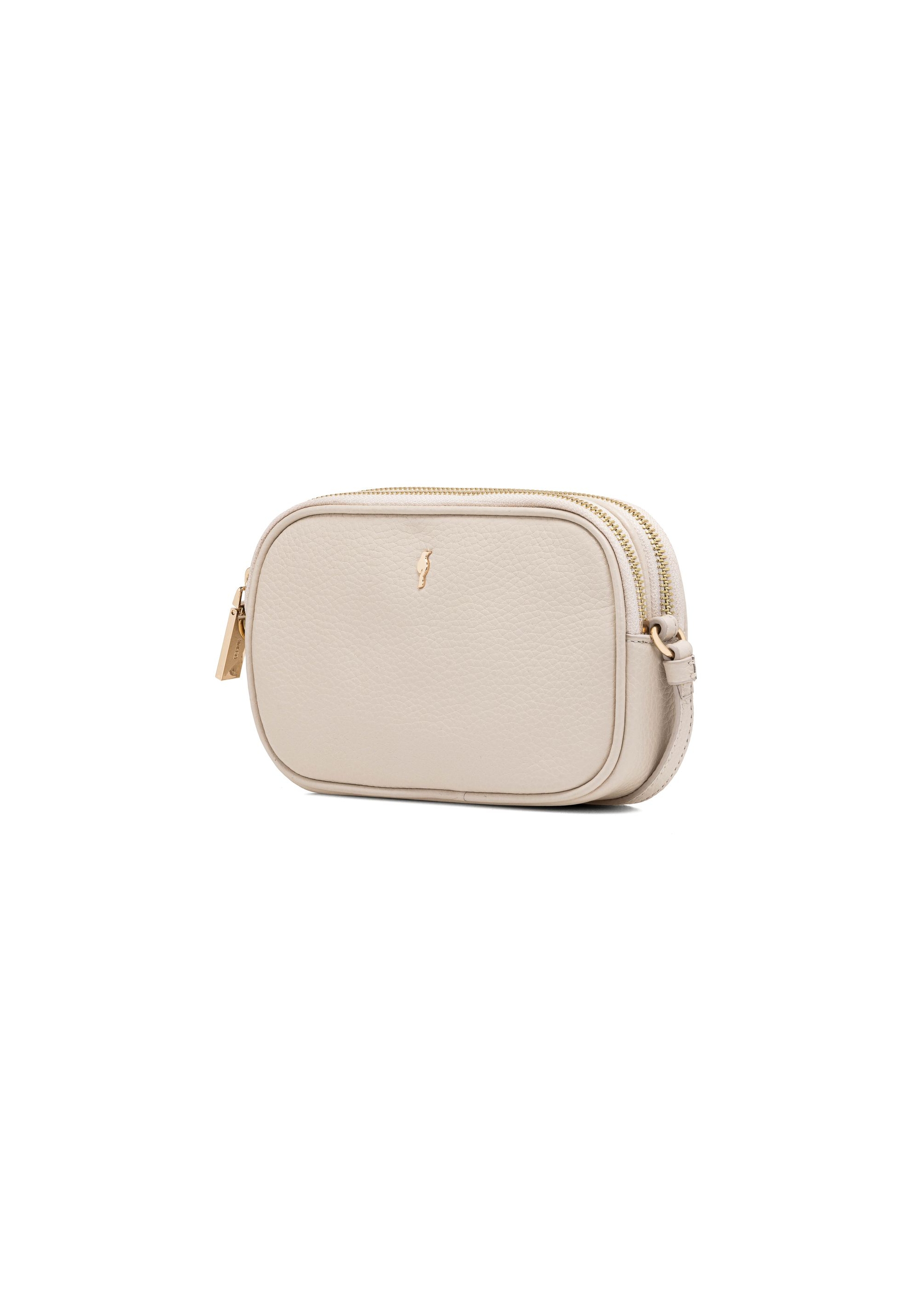 Small cream leather women's handbag TORES-0466C-12(W25)-02