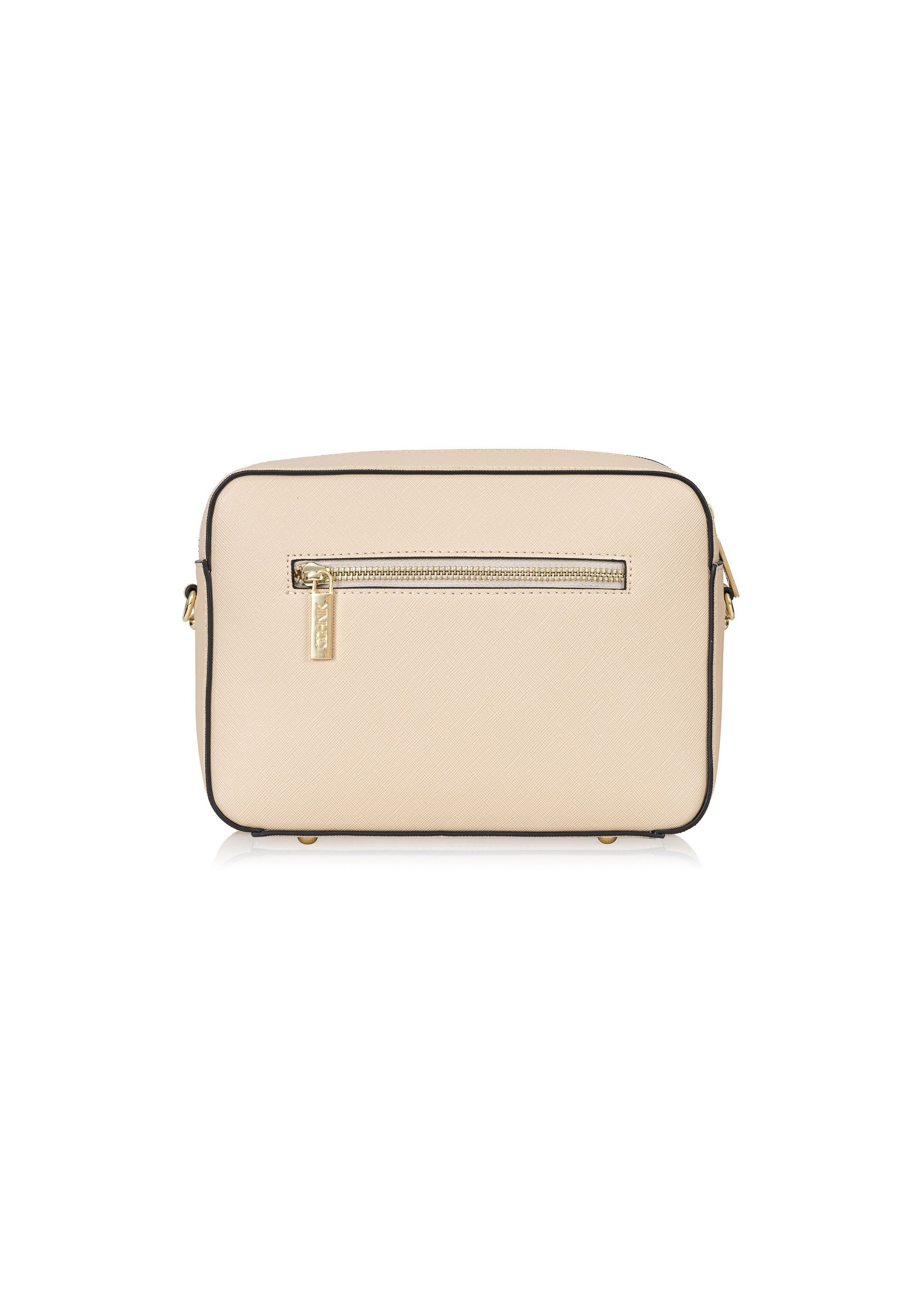 Women's cream handbag TOREC-0003F-12(W24)-03