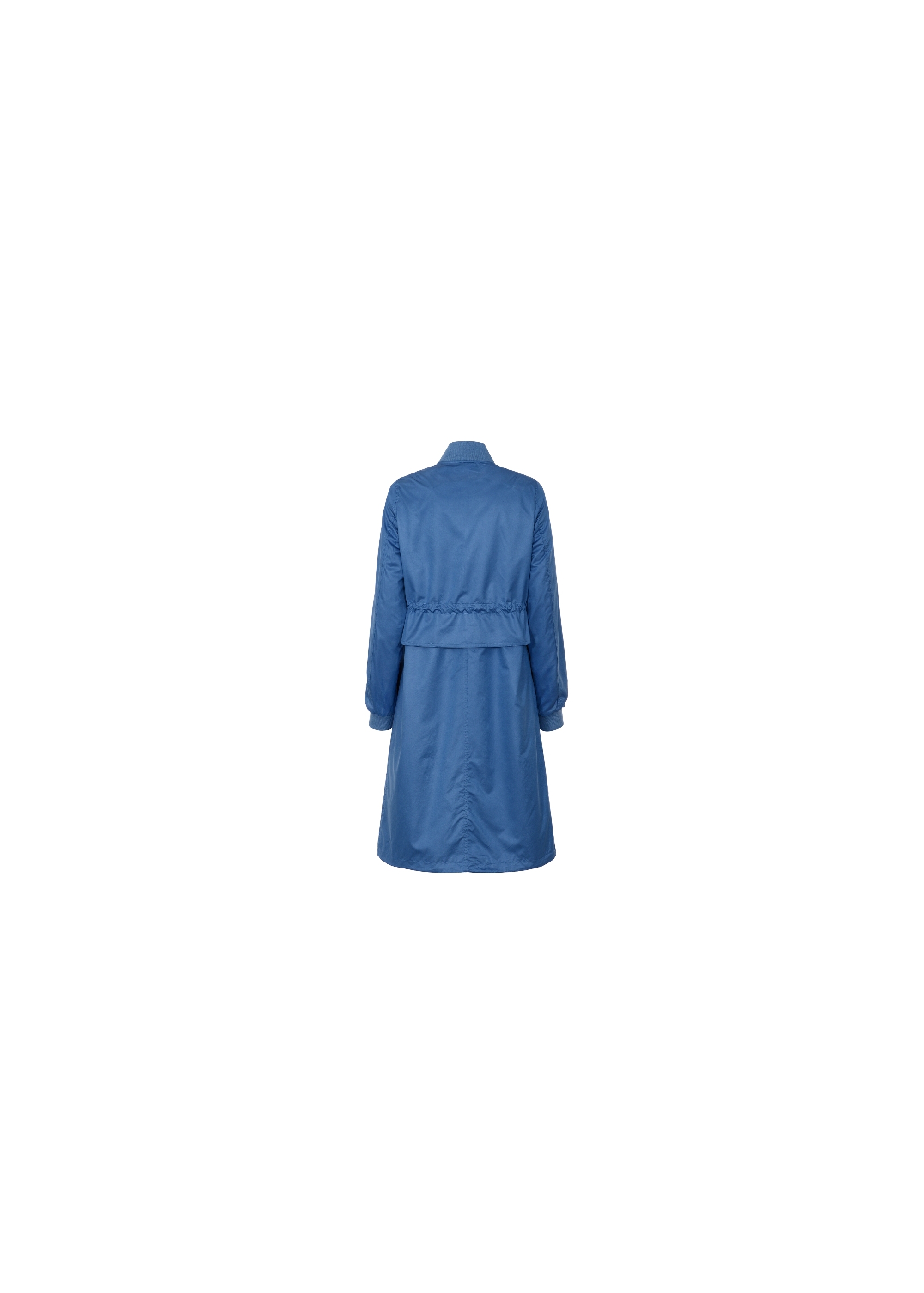 Women's long blue parka KURDT-0168-61(W19)-02