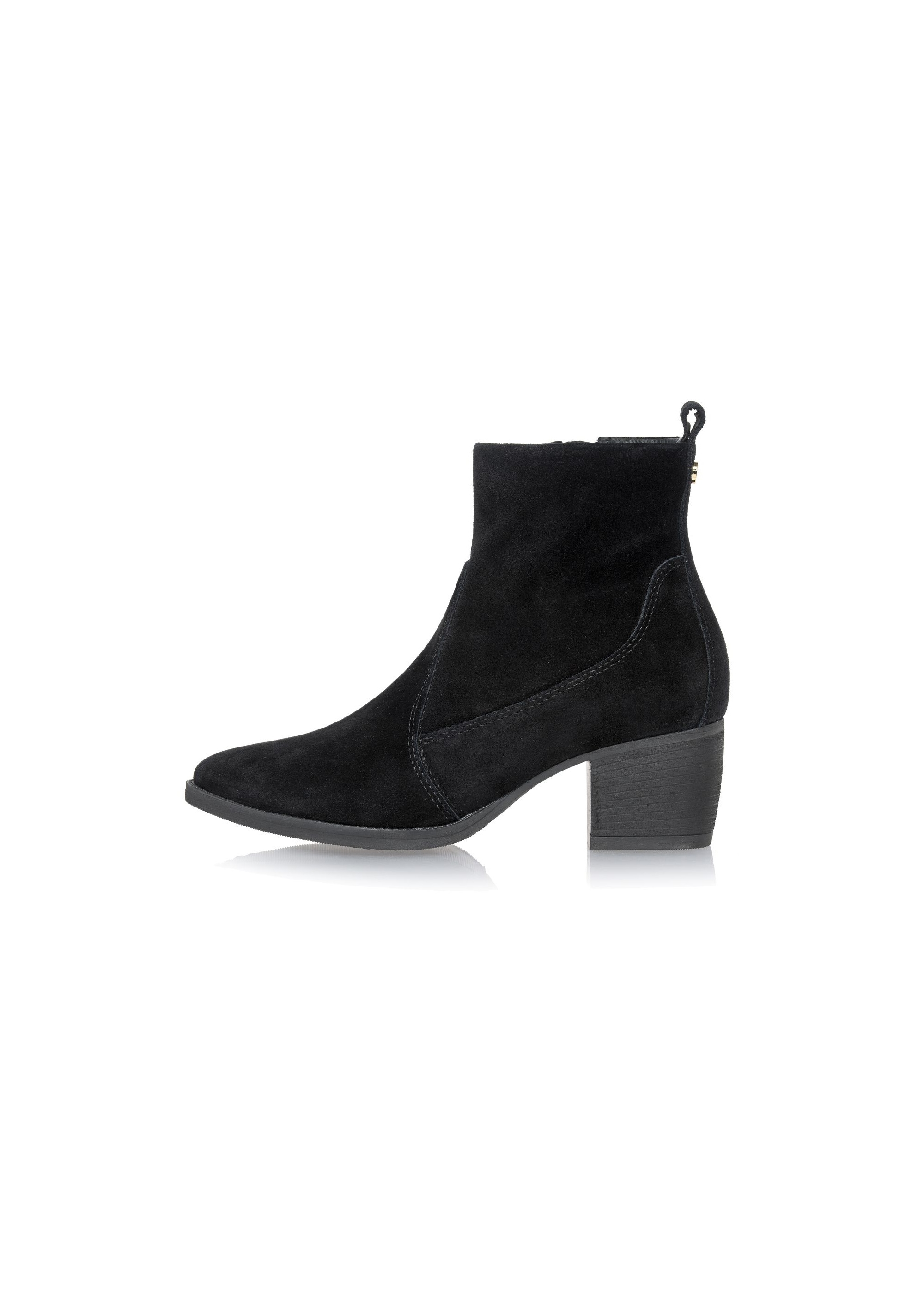 Women's heeled leather boots BUTYD-1005-98(Z24)