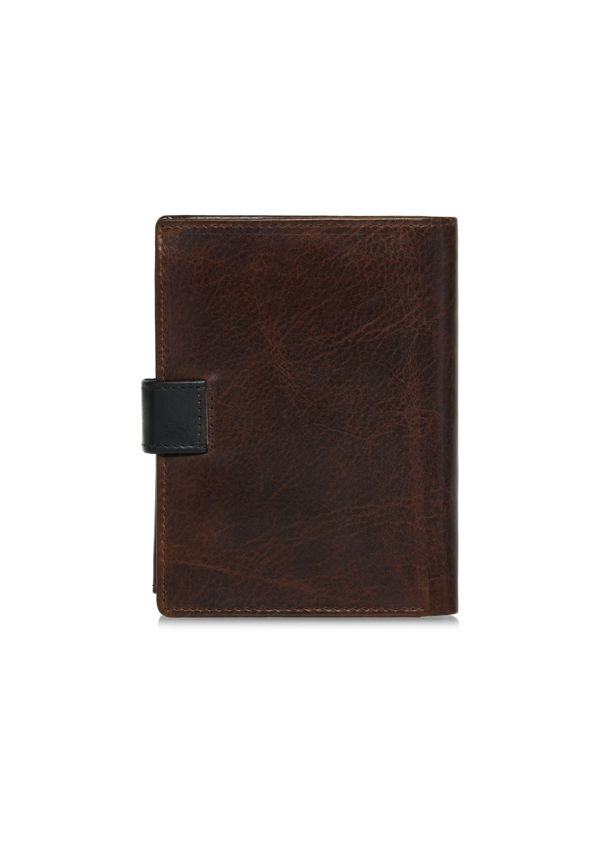 Brown large men's leather wallet PORMS-0613-89(Z24)-03