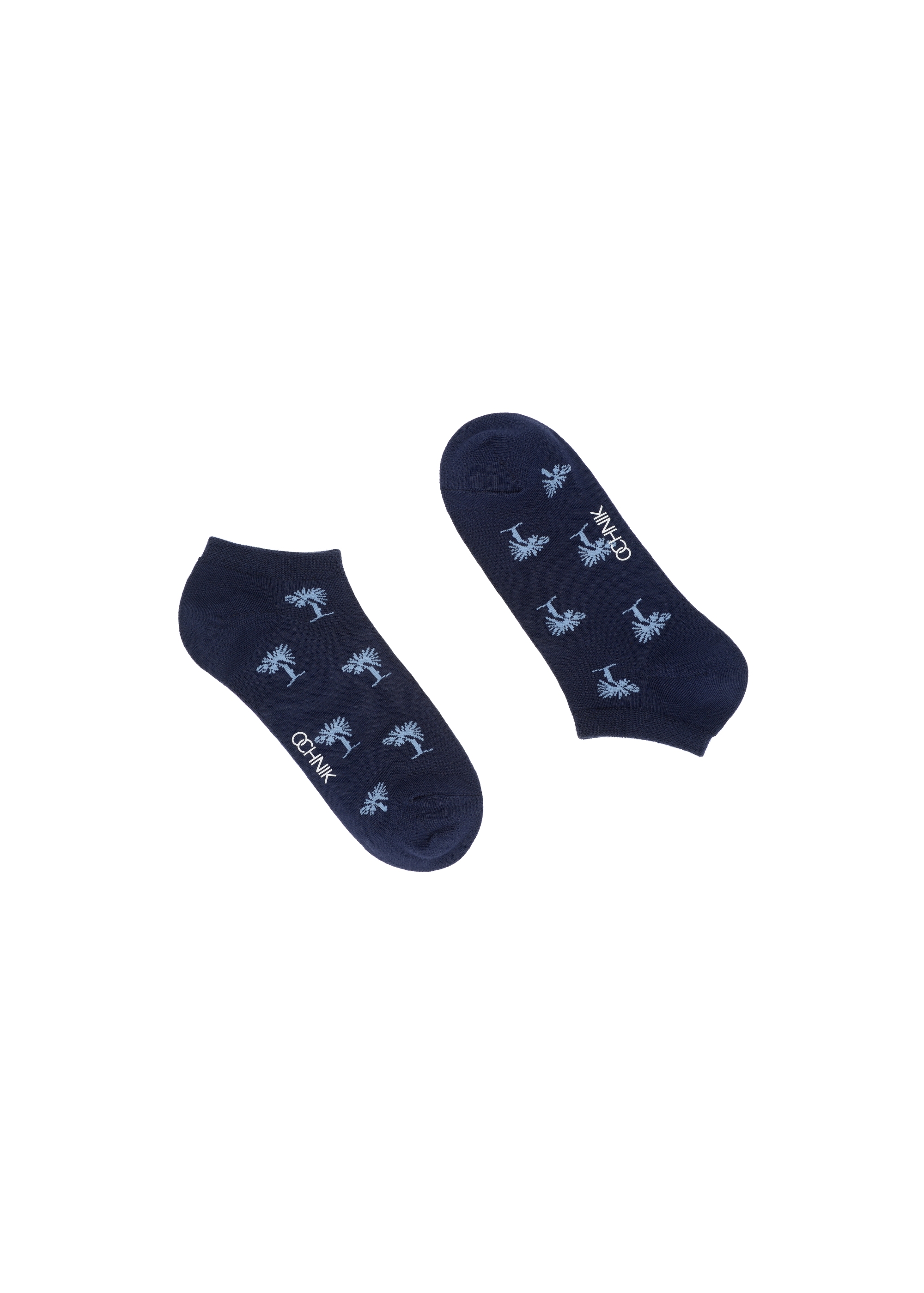 Men's short patterned socks SKAMT-0173-69(W23)-01