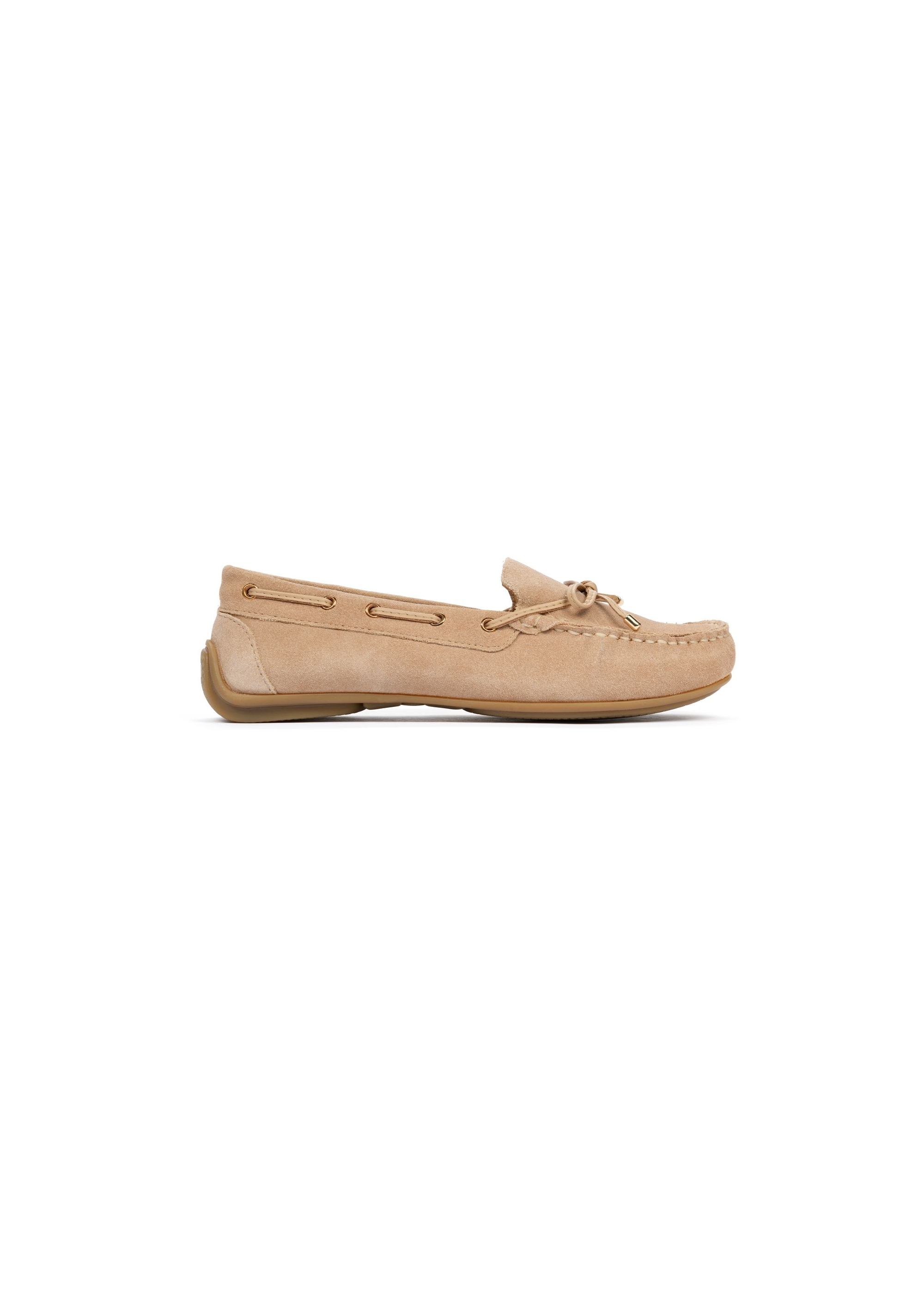 Beige women's loafers BUTYD-1053A-81(W25)-01